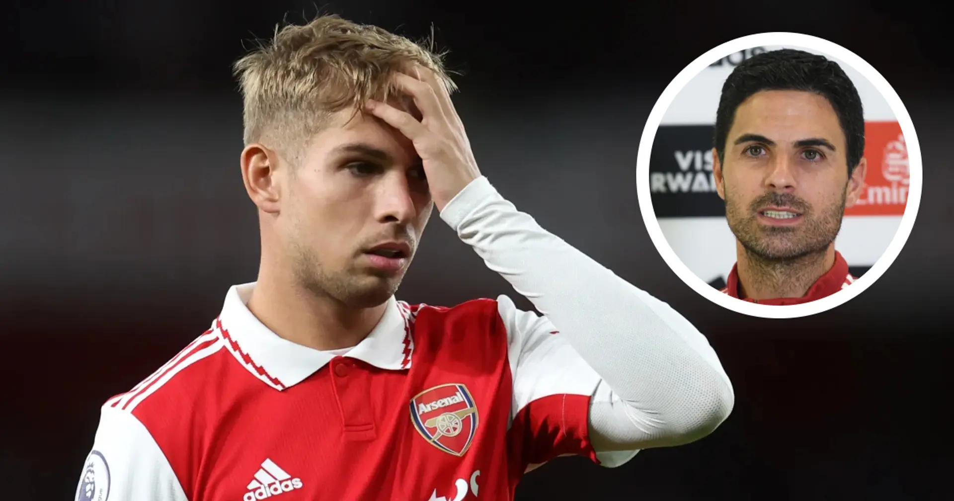 Arteta confirms Smith Rowe injury setback, shares updates on 2 more players 