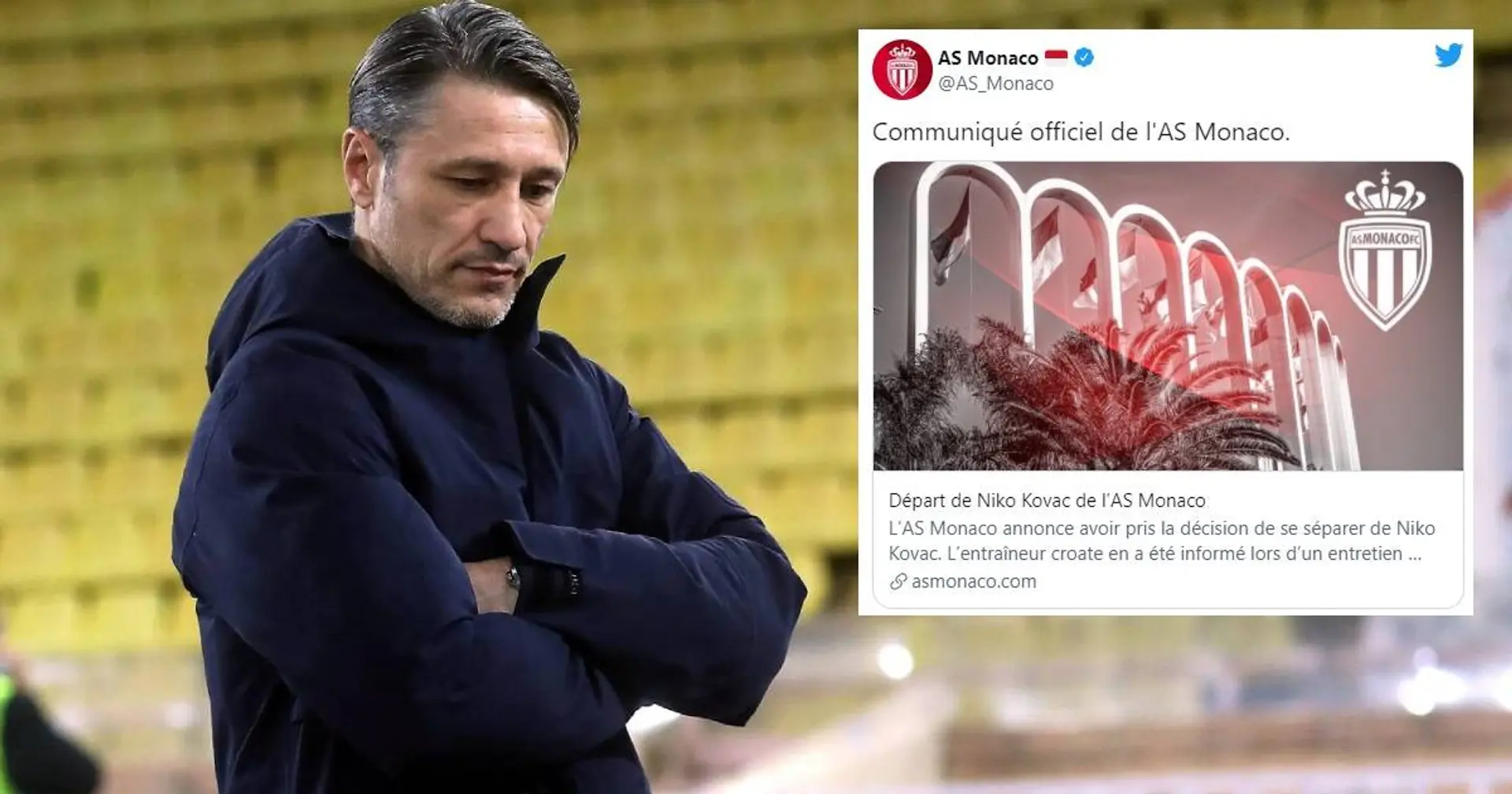 Offiziell: Ex-Bayern-Trainer Niko Kovac wurde bei der AS Monaco entlassen