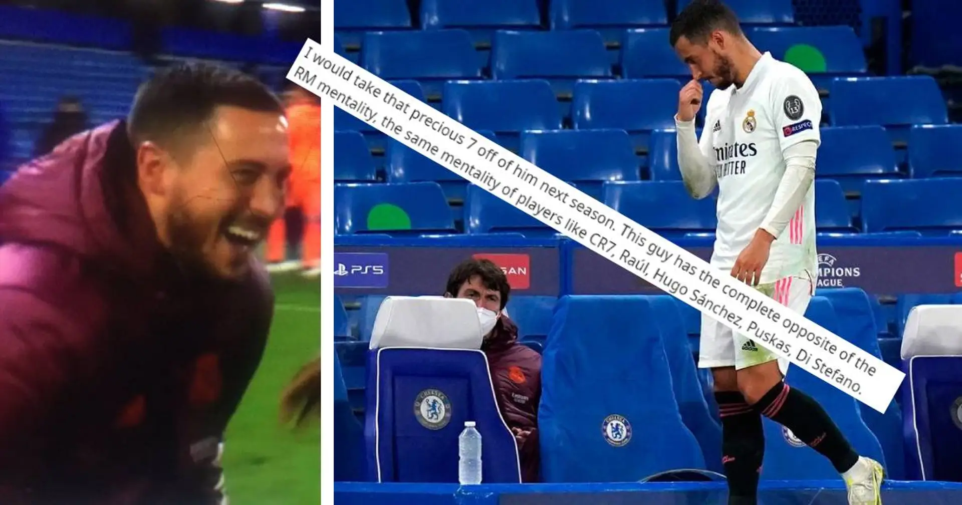'I would take that precious 7 off of him next season': fans fuming after Hazard no-show vs Chelsea