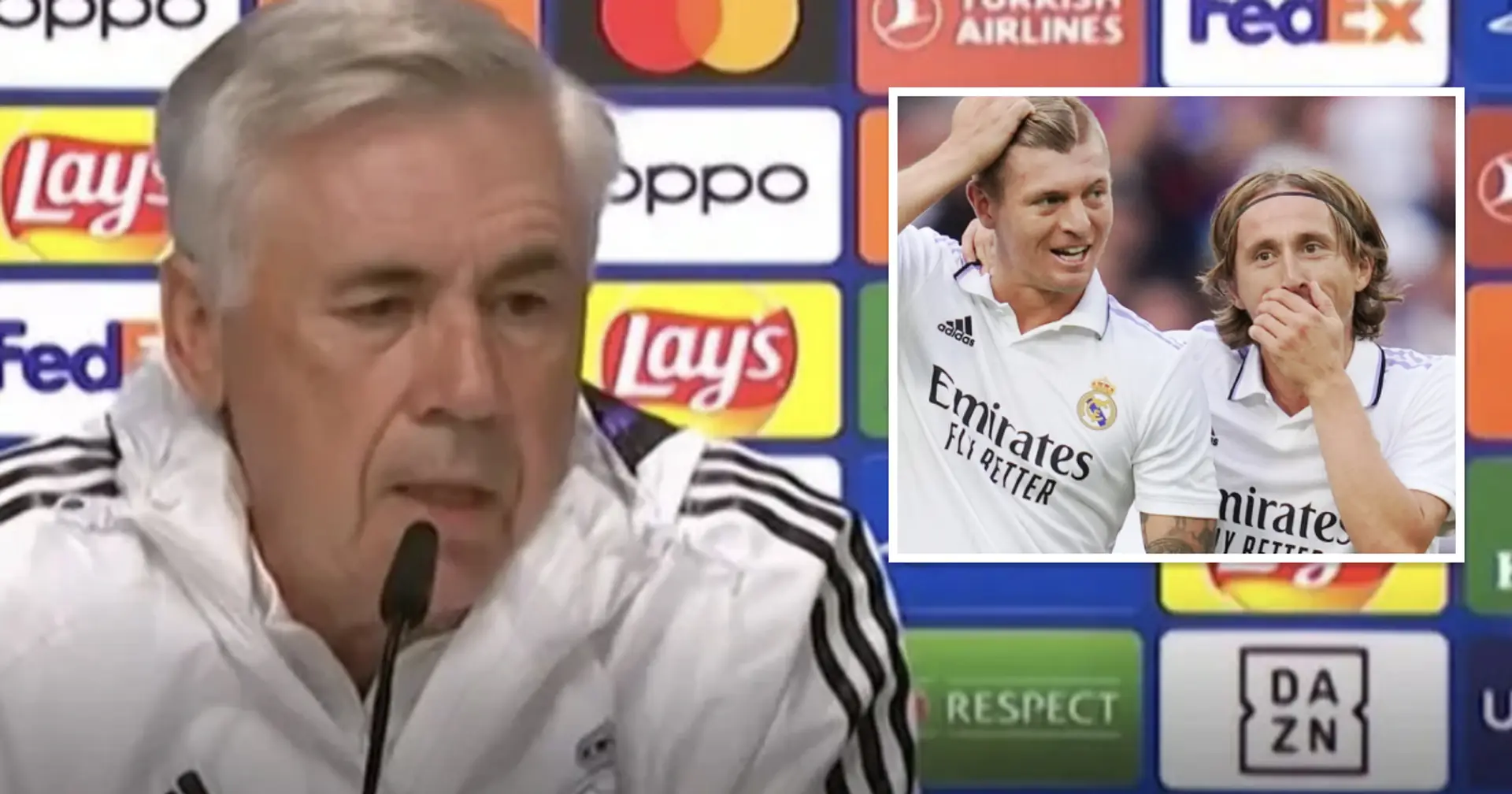 Ancelotti mantiene una 'charla especial' con Kroos y Modric, explica su nuevo rol