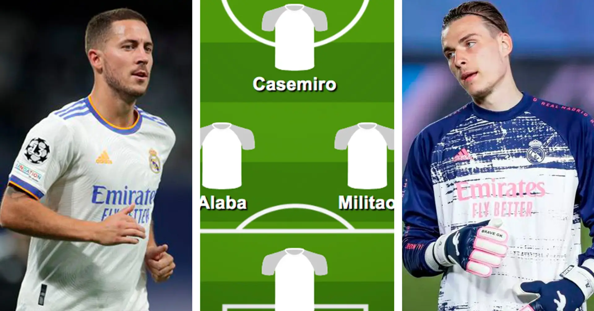 Lunin in: How Real Madrid could line up vs Getafe without 4 Covid-hit players