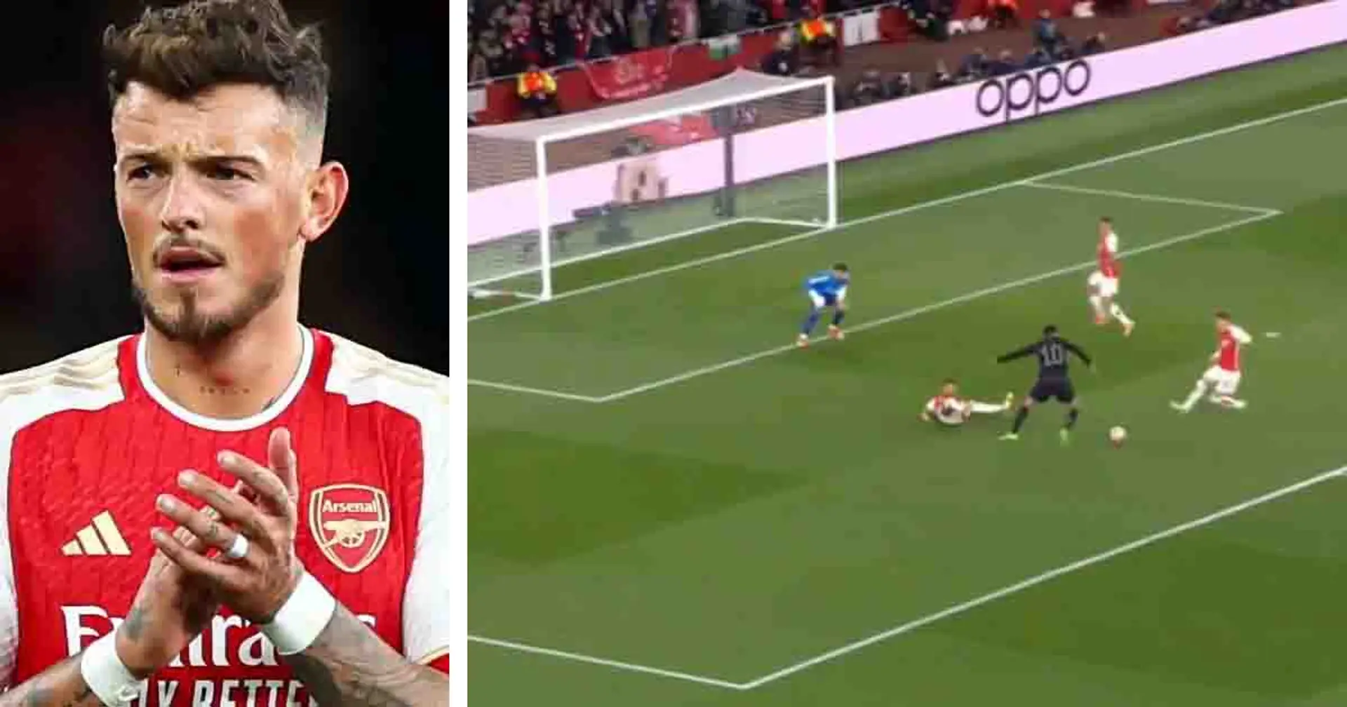 'Absolutely insane': Arsenal fans love Ben White's heroic challenge to stop Leroy Sane's goal