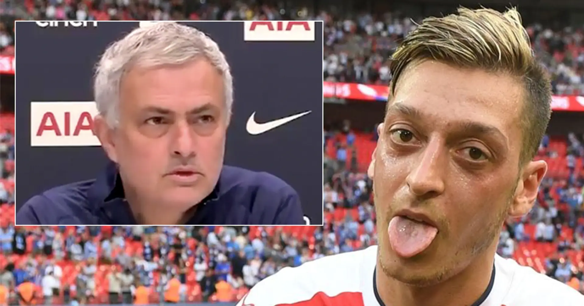 Mourinho risponde a Ozil: "Chi gli ha detto che il Tottenham sarebbe stato interessato a ingaggiarlo?"