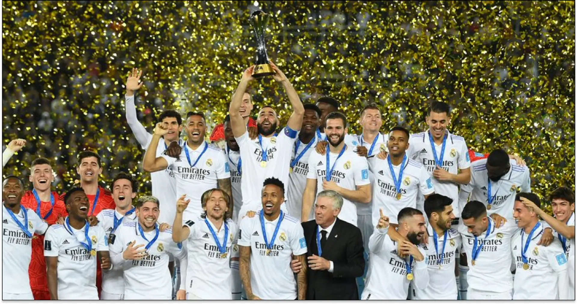 Los jugadores del Madrid celebran la victoria en el Mundial de Clubes: las 12 mejores imágenes