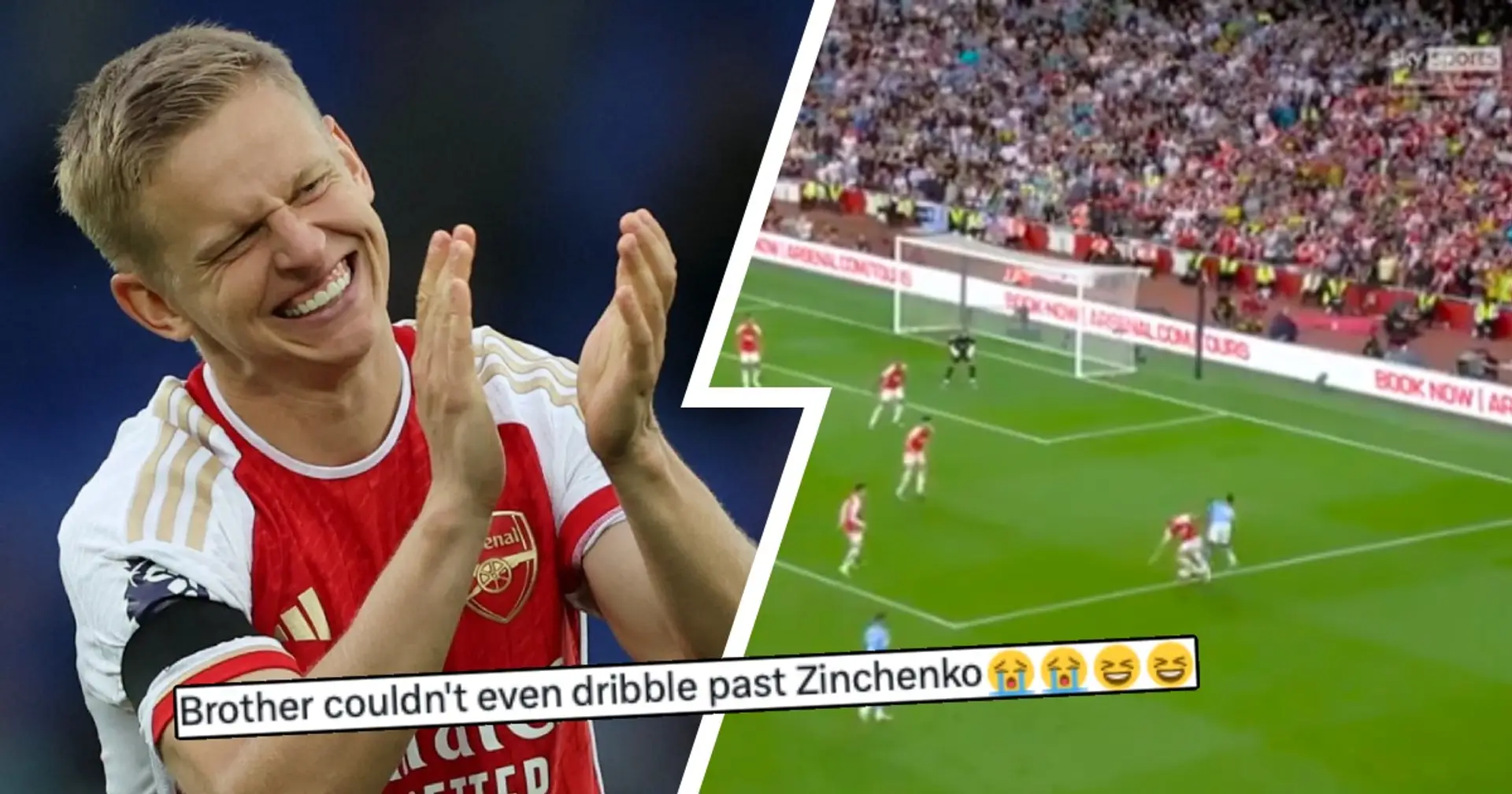 'He doesn't know how to defend': Zinchenko silences critics with perfect tackle on Doku - Fans love it