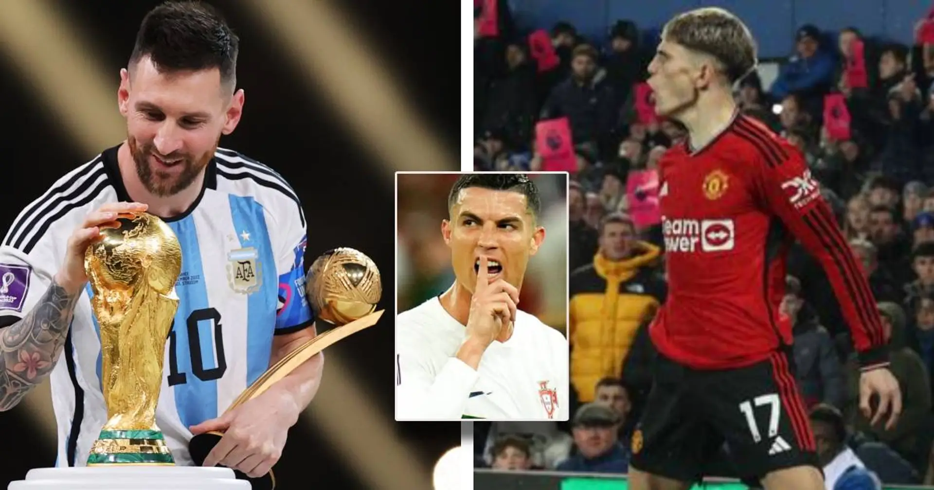 Angel di Maria urges Alejandro Garnacho to copy Lionel Messi, not Cristiano Ronaldo