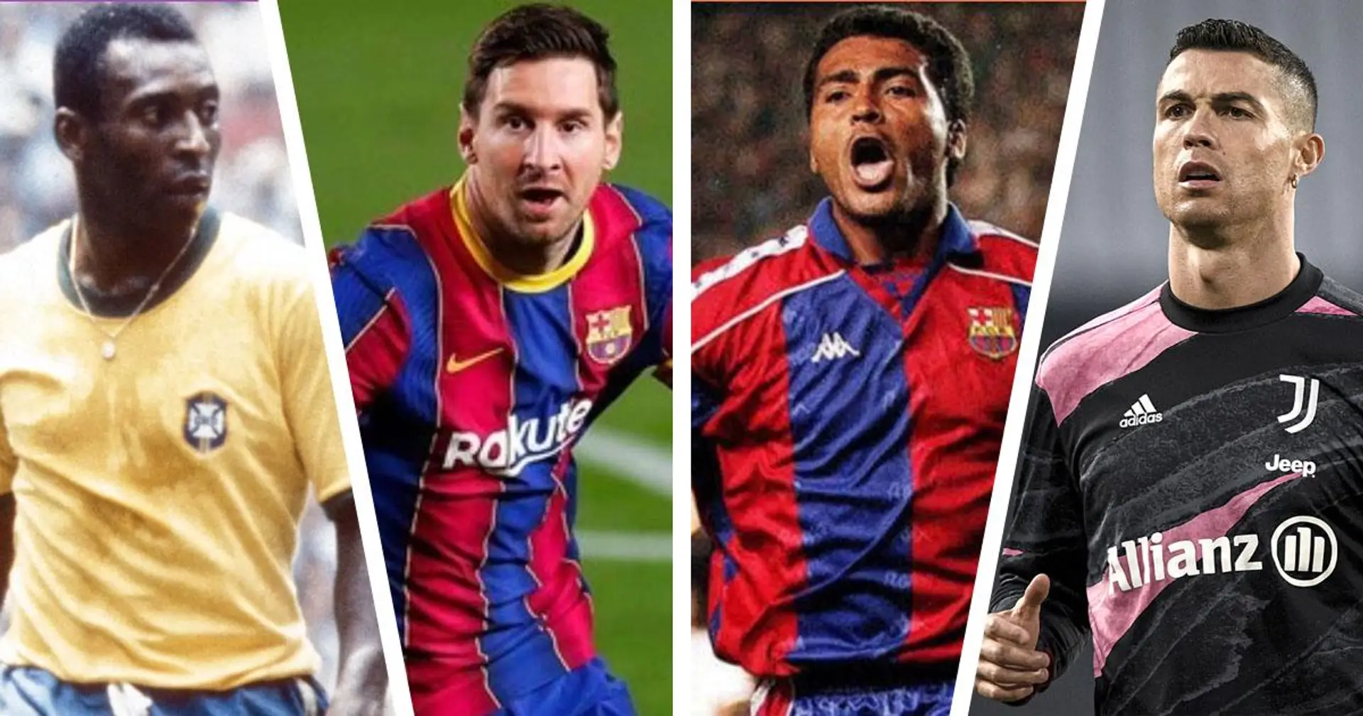 Messi dépasse Romario en tant que joueur avec le 4ème plus grand nombre de buts de l'histoire, encore loin de la 1ère place