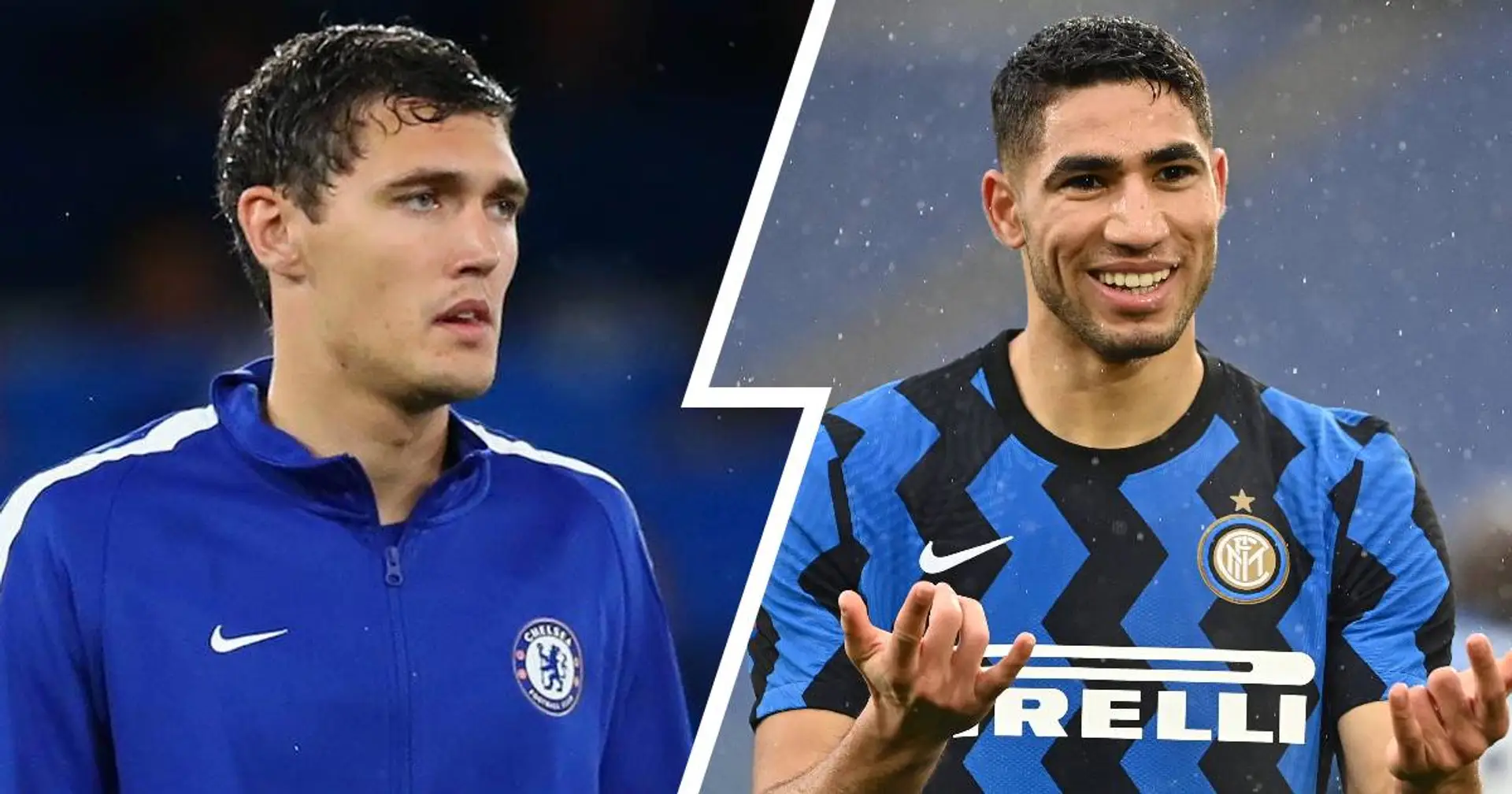 Chelsea bid for Inter right-back Hakimi, Christensen could be included in deal (reliability: 4 stars)