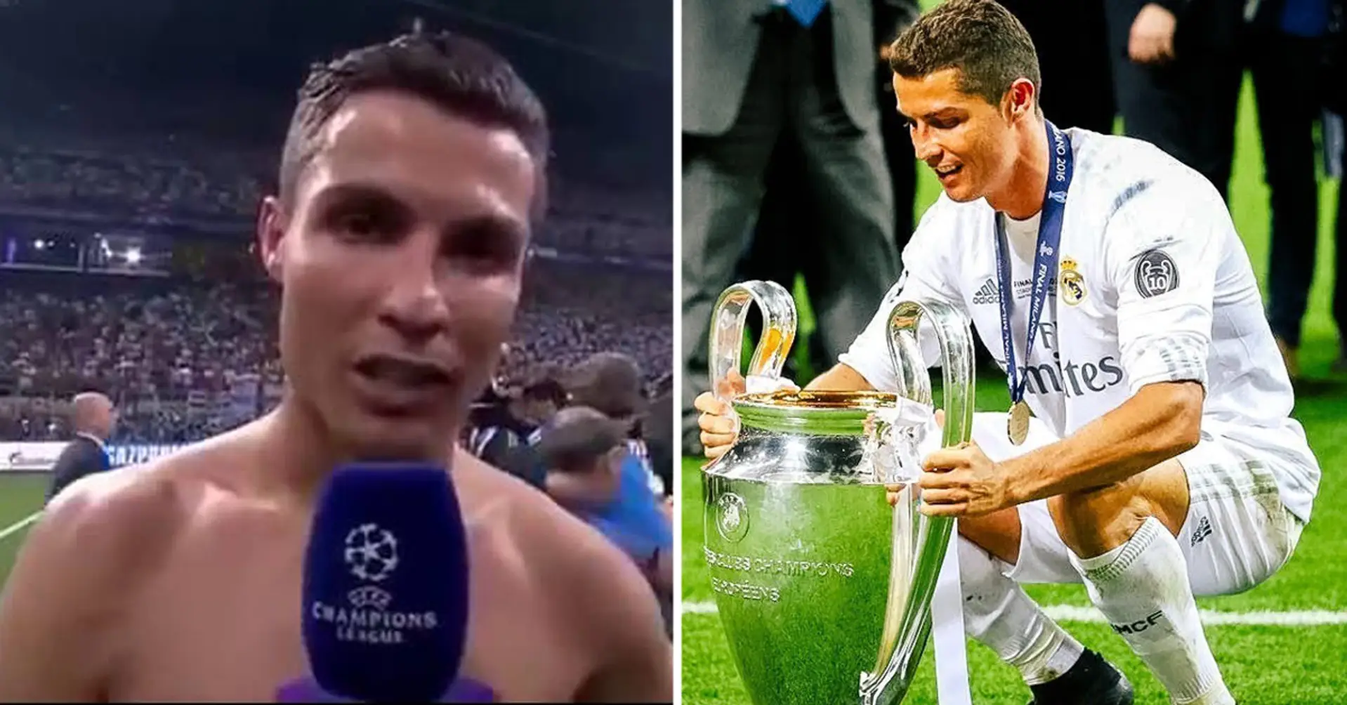 "Ich habe mir das Trikot vom Leib gerissen, man konnte sogar die Adern an meinem Hals sehen": Ronaldo erinnert sich an das CL-Finale, in dem er den Siegtreffer erzielte 