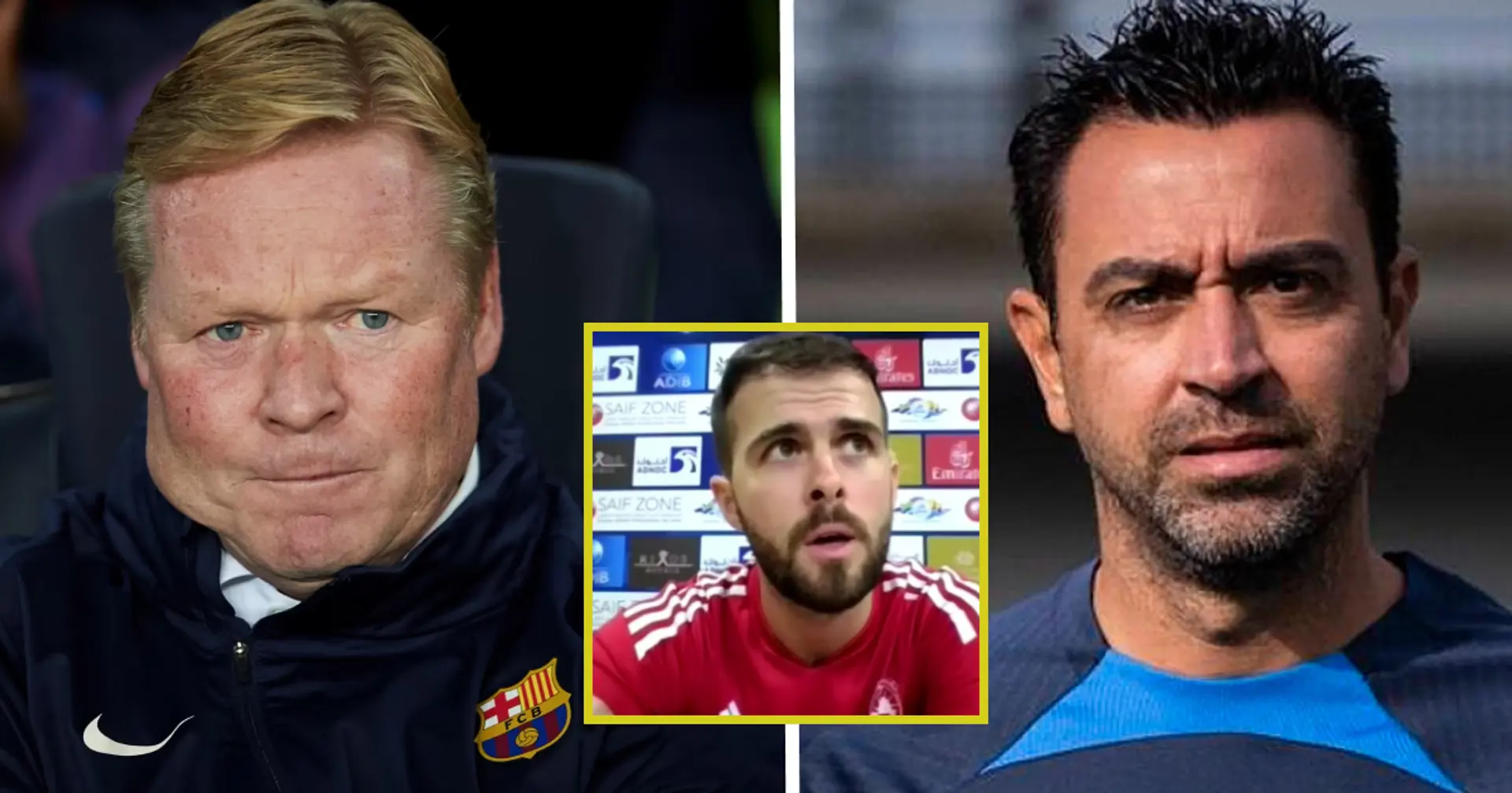 Pjanic points out one significant difference between Xavi and Koeman, it has to do with training