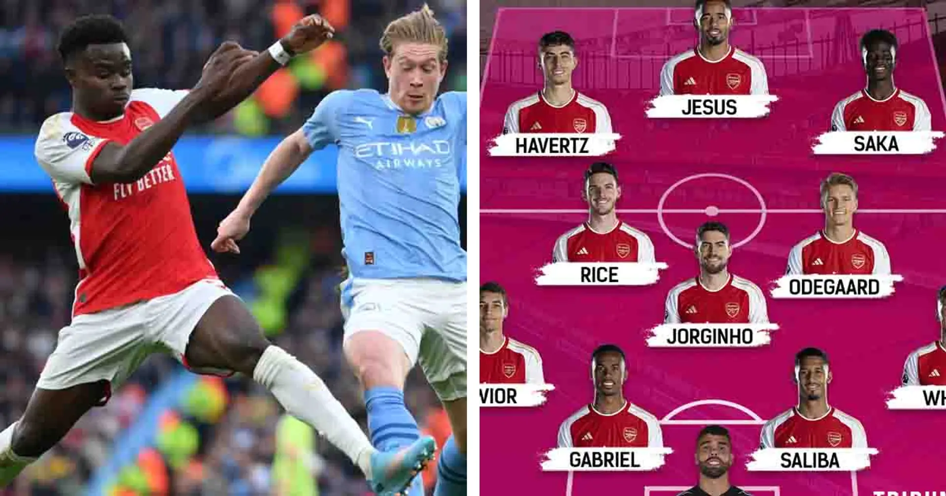 Arsenal's biggest weaknesses in Man City draw shown in lineup - 3 players feature