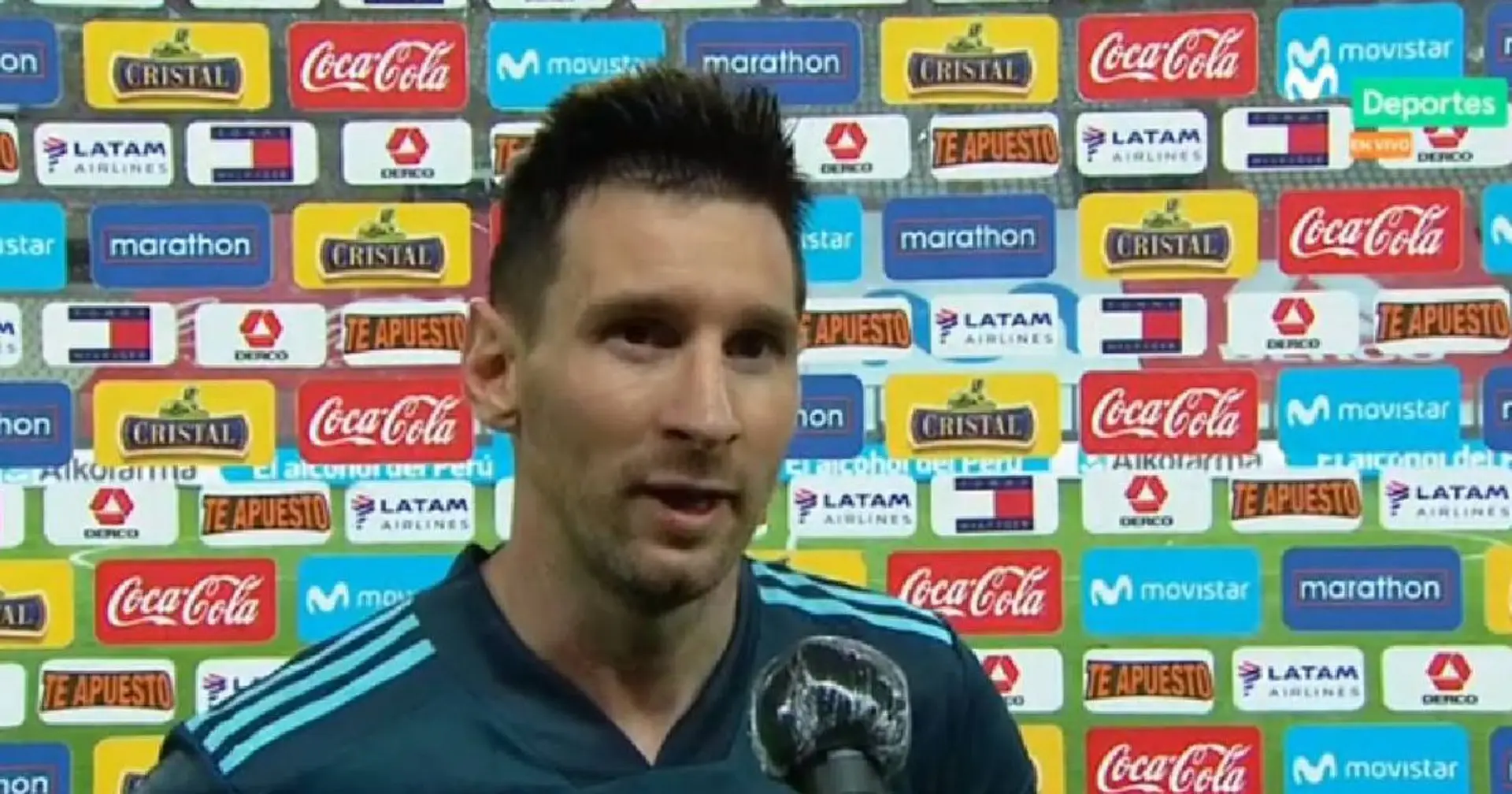 Messi: 'Me siento capacitado para seguir paleando en la selección y ayudando a este grupo'