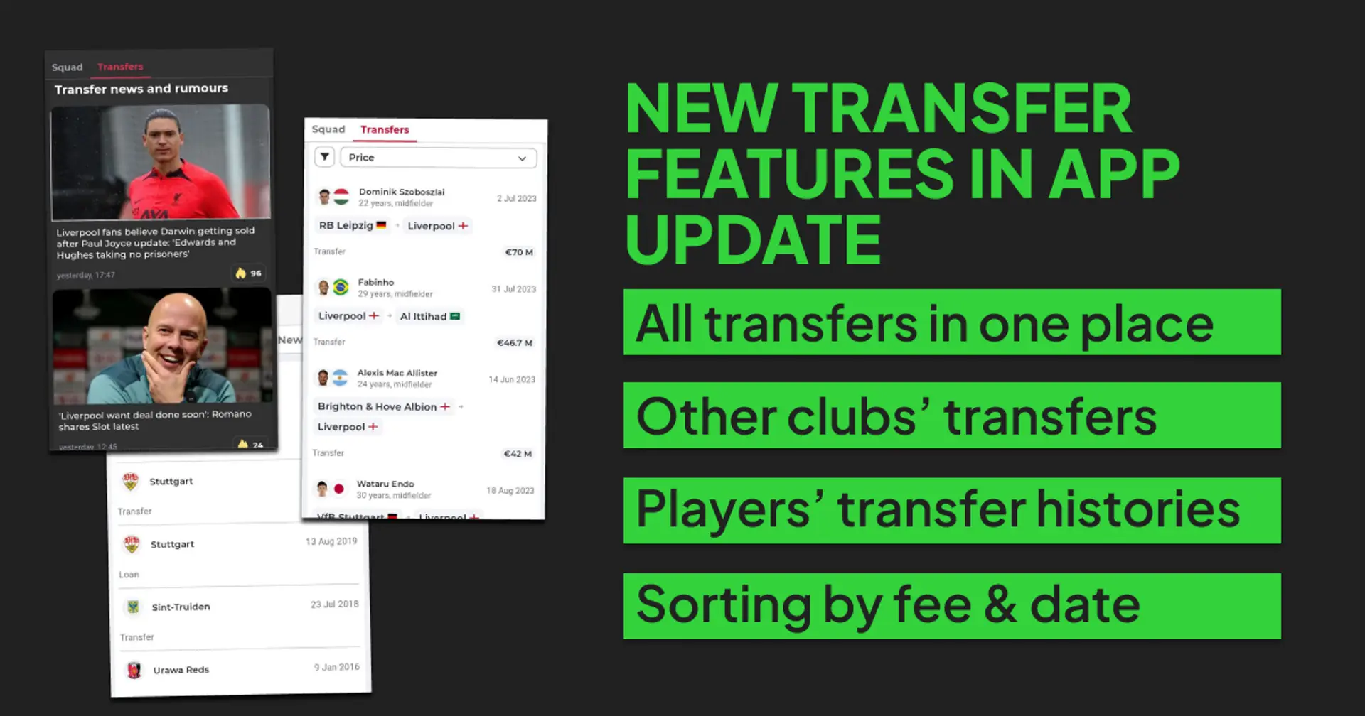 💷 Follow every Liverpool and other teams' transfers in LFC Live app update 