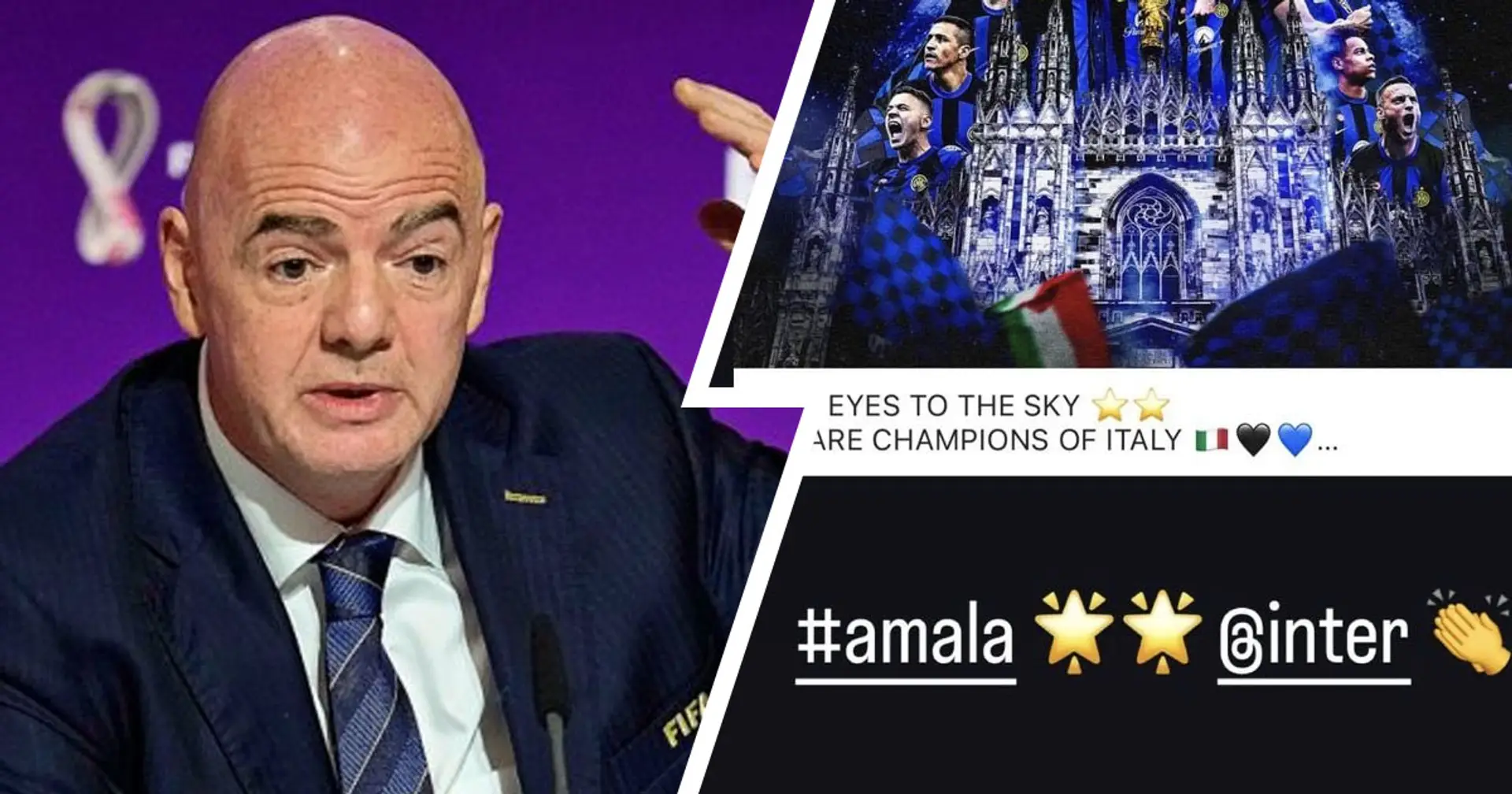 L'esultanza del presidente della FIFA dopo la vittoria del 20esimo Scudetto: "Amala" - FOTO