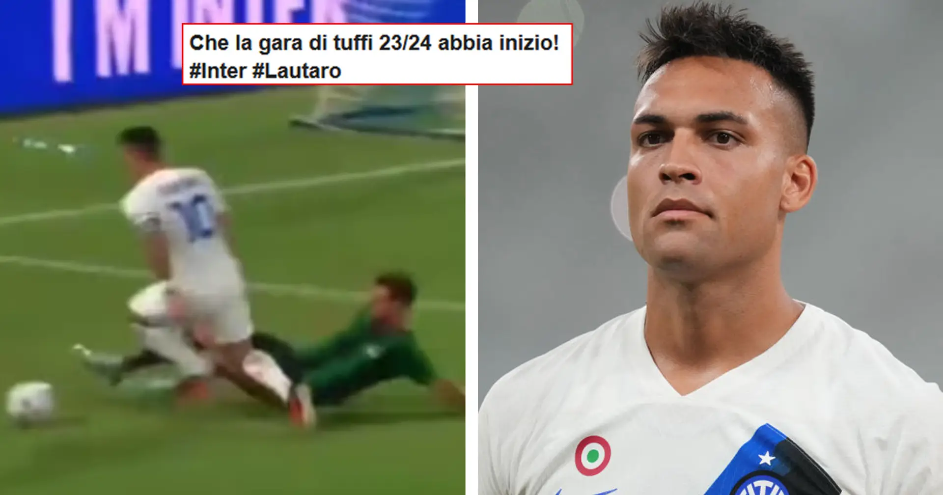 "Che bel tuffo!": la simulazione di Lautaro in amichevole è virale sul web, tifosi del Milan indignati sui social