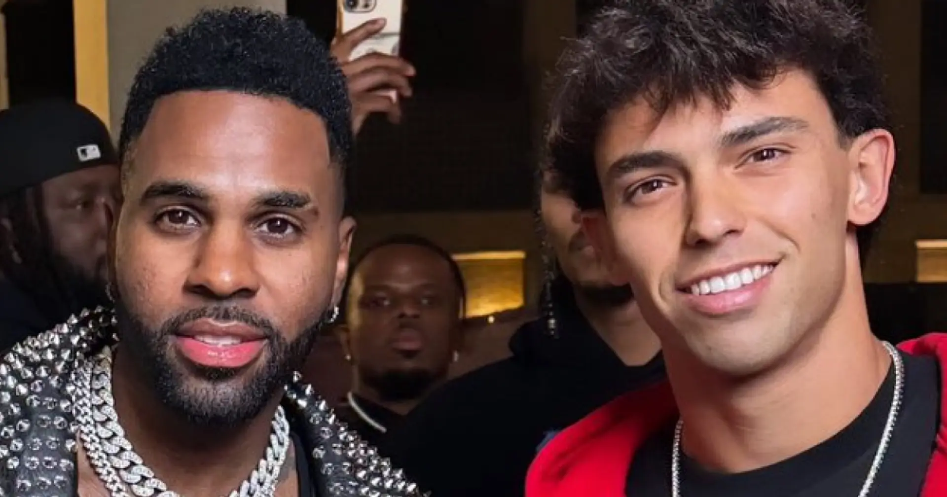 What is music icon Jason Derulo doing in Barcelona? Spotted with Joao Felix and Gavi