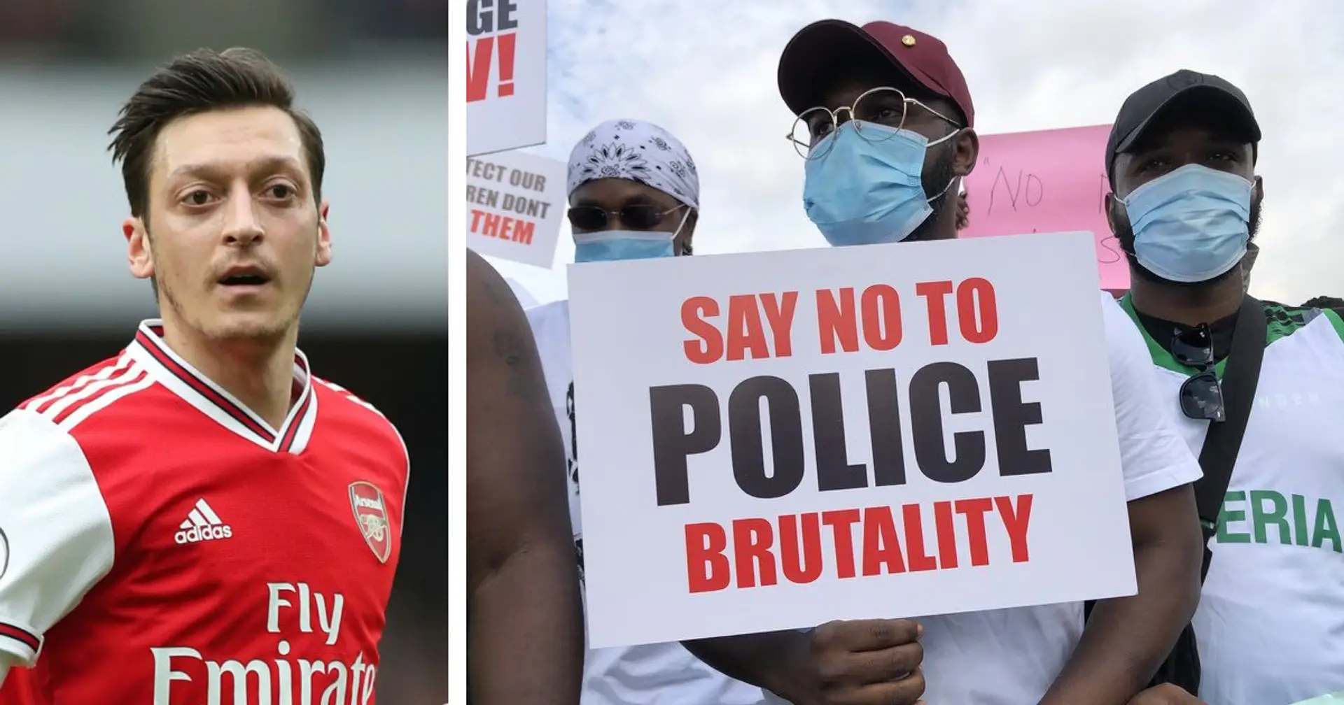 'Horrible to hear what’s been going on in Nigeria': Ozil lends his voice to #EndSARS protests