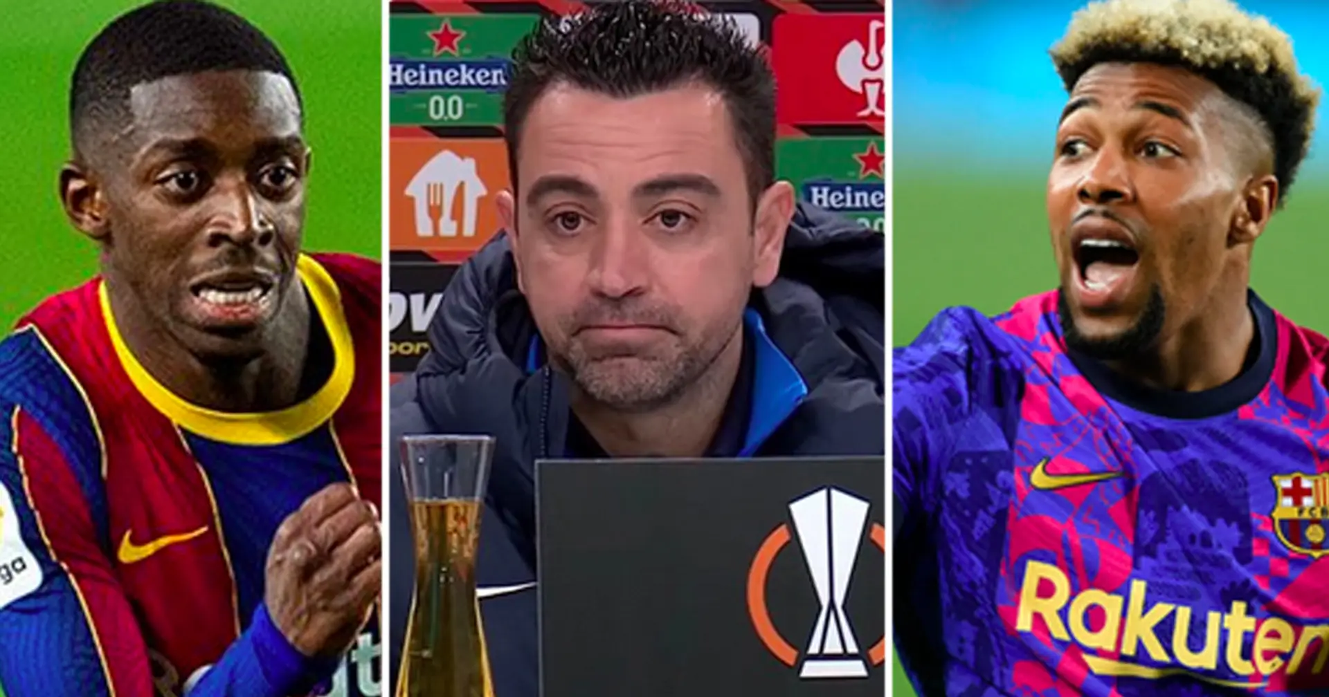 COMPARED: Xavi's 9 attacking options when he arrived to just 5 now