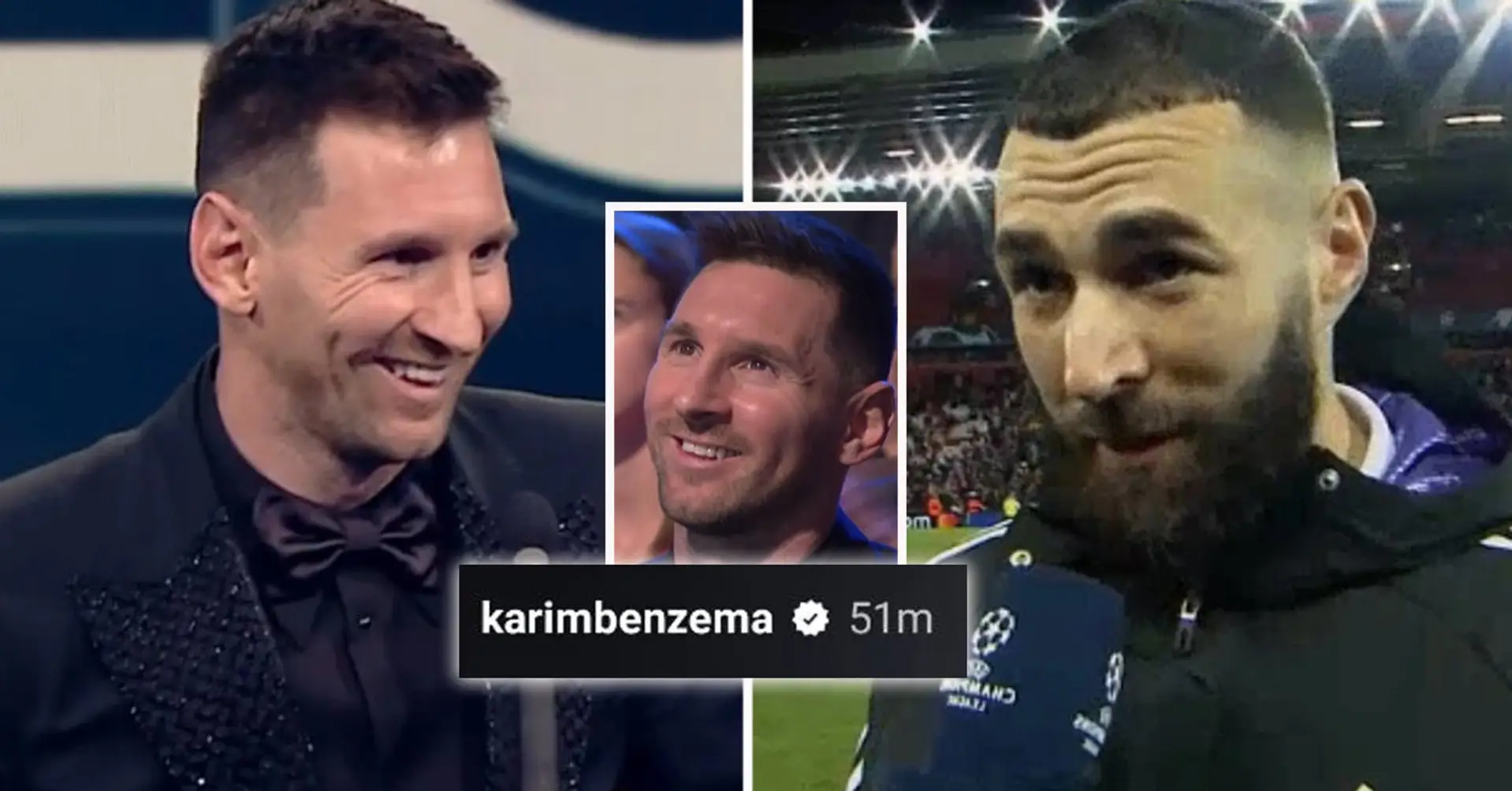 Er konnte nicht schweigen: Benzema postete einen geheimnisvollen Beitrag, 10 Minuten nachdem Messi 'The Best'-Preis gewonnen hatte