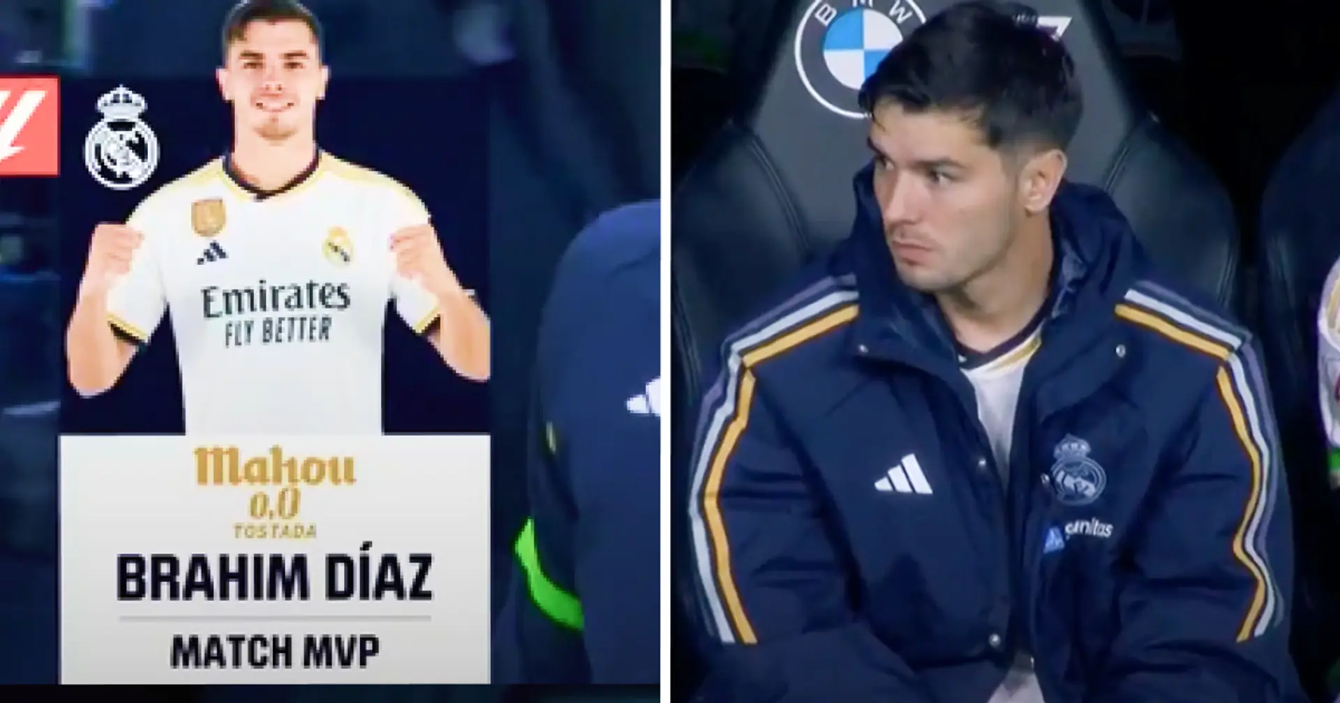 Visto: La cara de Brahim Díaz tras el partido vs Atlético es la de cada madridista