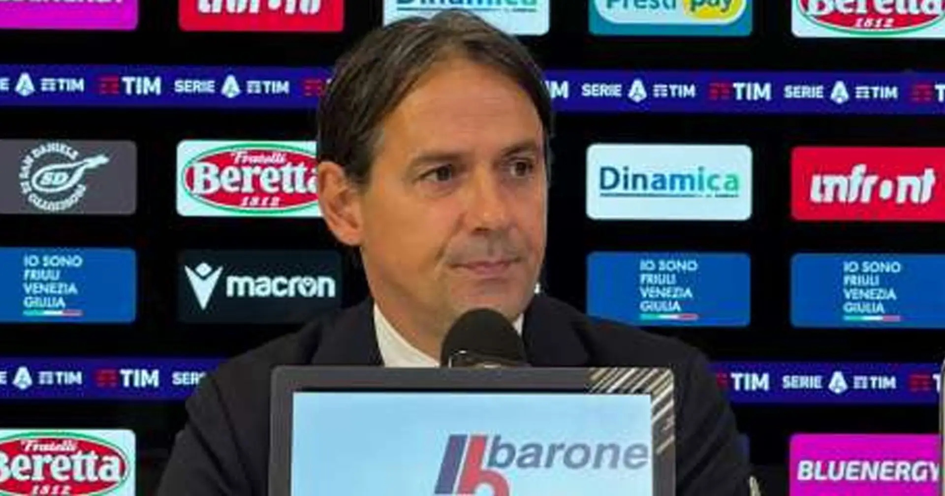 "Sembrava di giocare a San Siro", Inzaghi esalta i tifosi dell'Inter e rivela cosa ha detto ai giocatori nell'intervallo