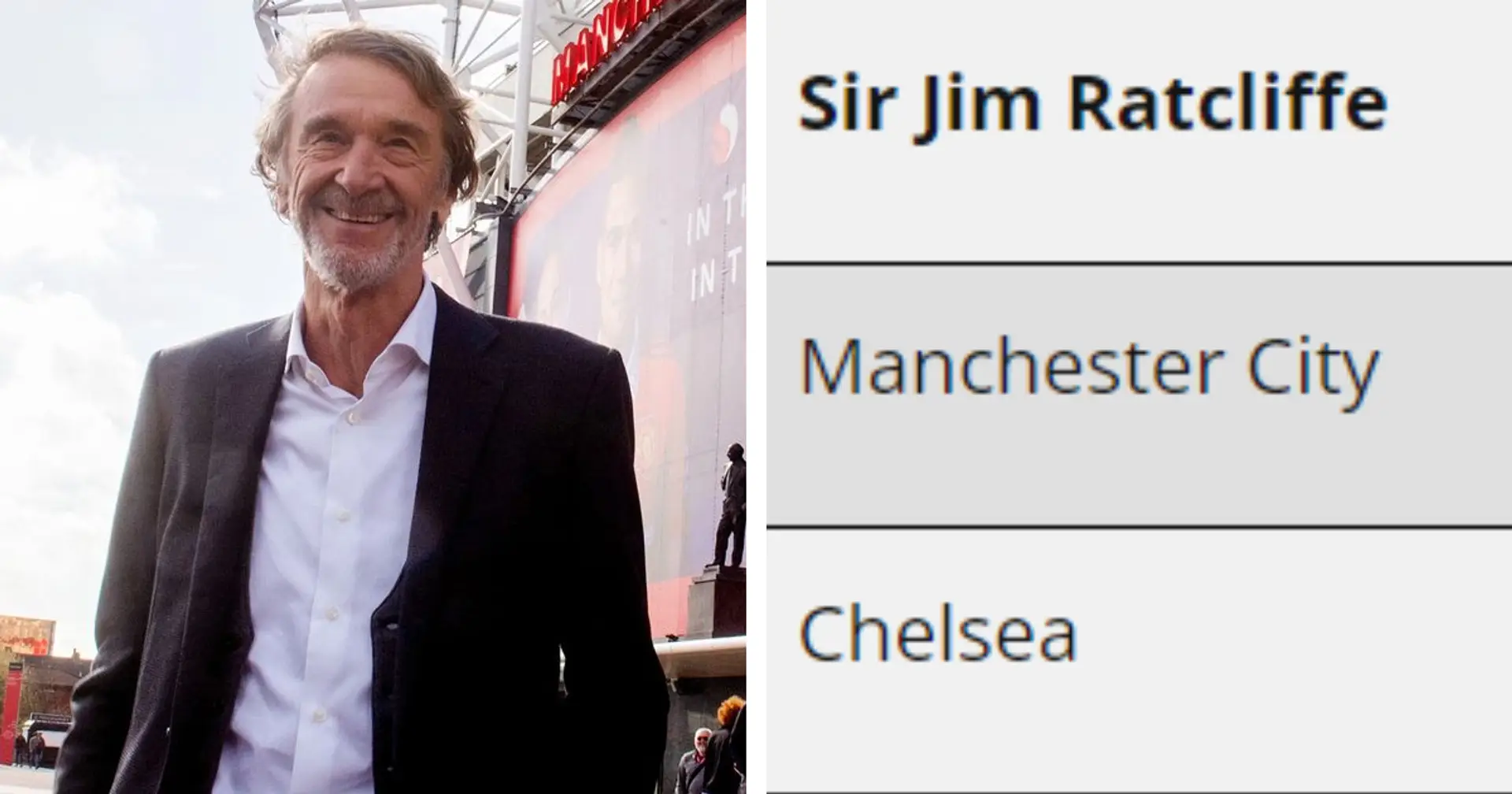 Below Newcastle, above Man City: Sir Jim Ratcliffe's net worth compared to rival Premier League owners