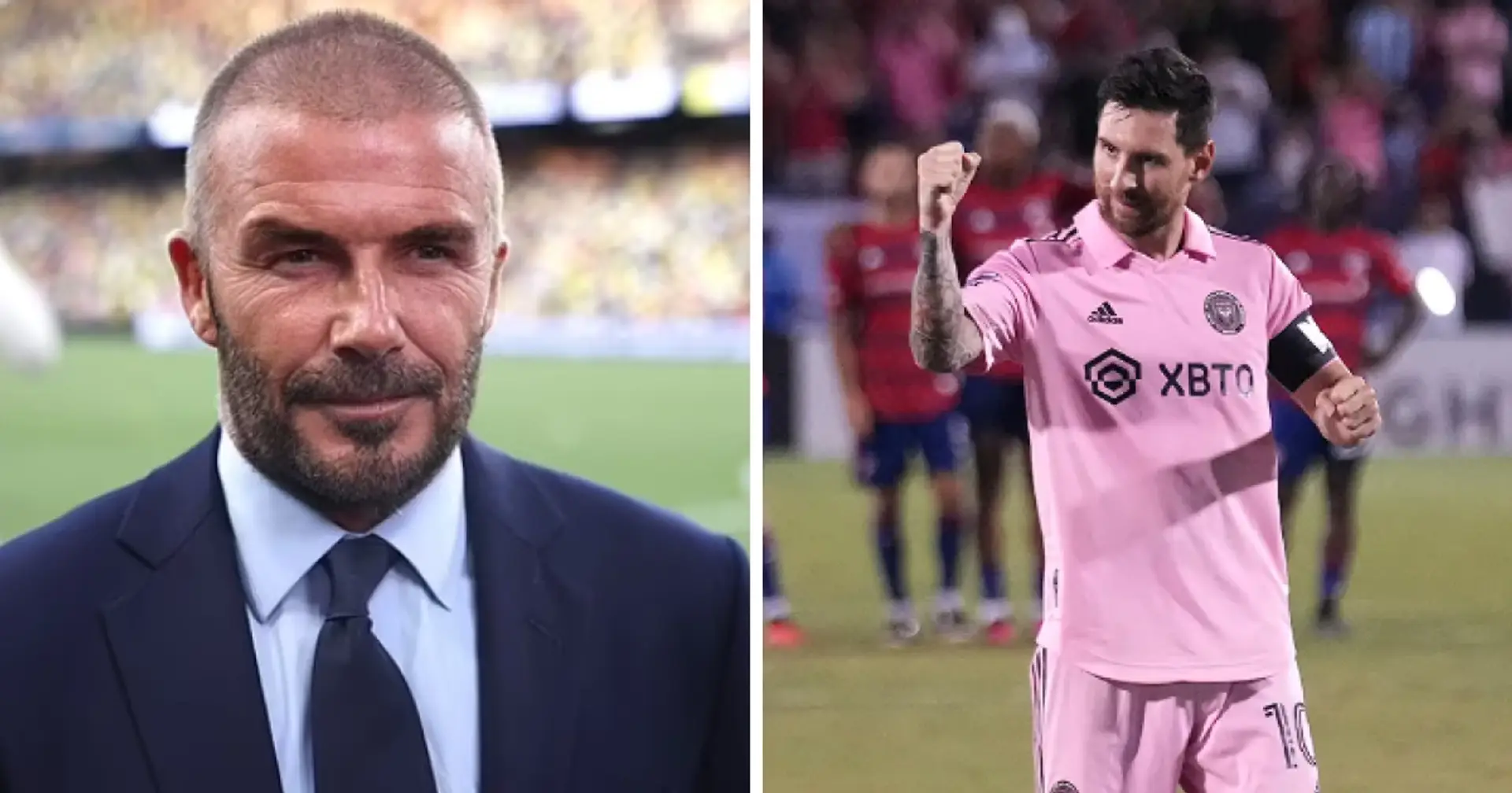 David Beckham macht seine Gefühle mit einer herzlichen Botschaft nach dem Spiel von Inter Miami deutlich