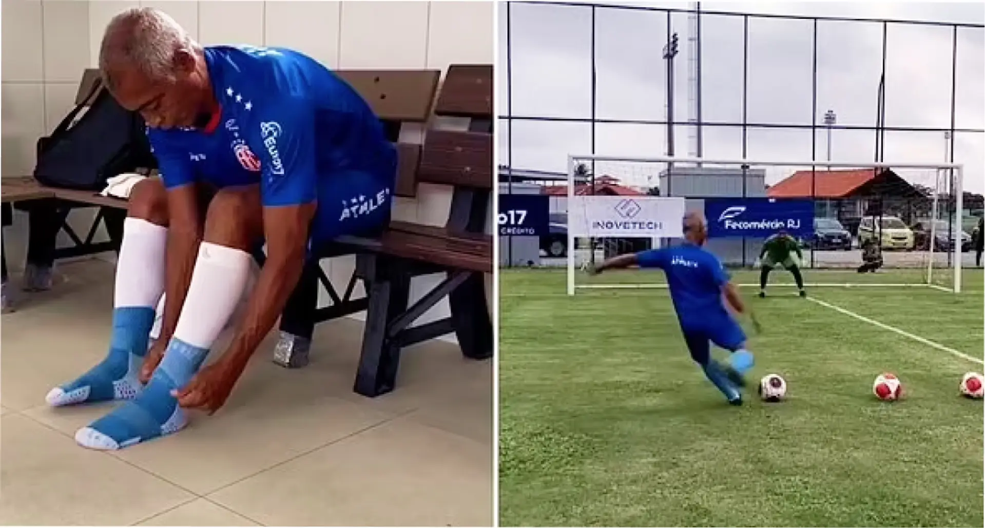 "I'm f**king tired": Romario hilariously comments on his first training session in 15 years