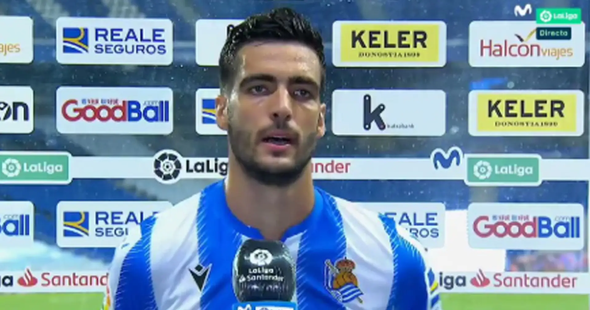 Mikel Merino, jugador de la Real Sociedad, habló sobre el gol anulado al equipo vasco