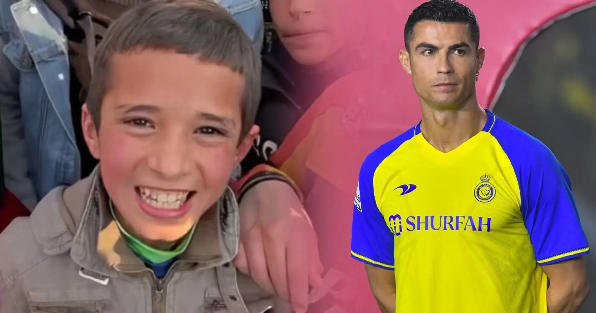 🕊🕊 Cristiano Ronaldo erfüllte den Traum eines syrischen Jungen, der seinen Vater beim Erdbeben verloren hatte