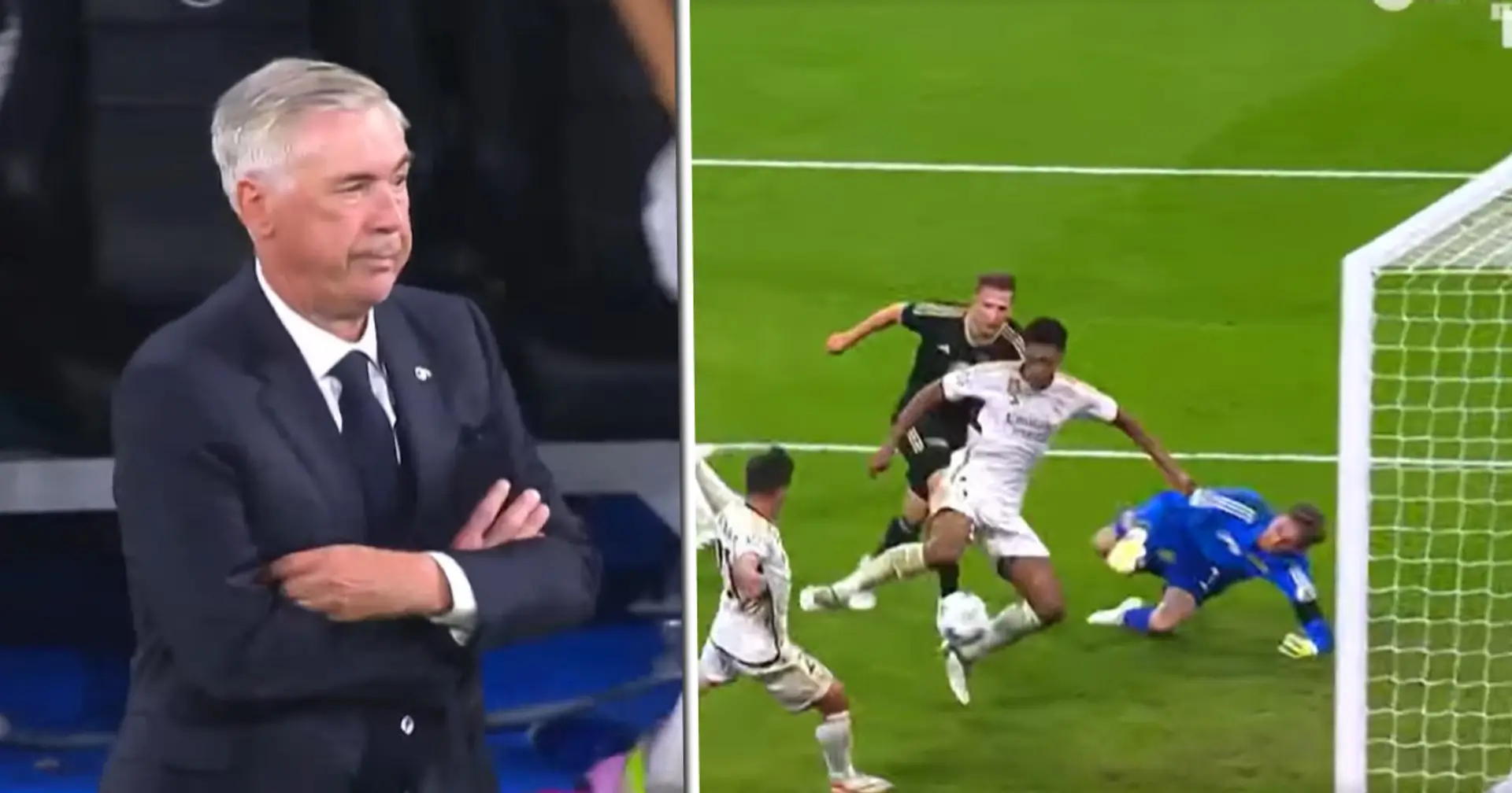 Visto: la reacción de Ancelotti ante el dramático gol de Bellingham contra Union Berlin