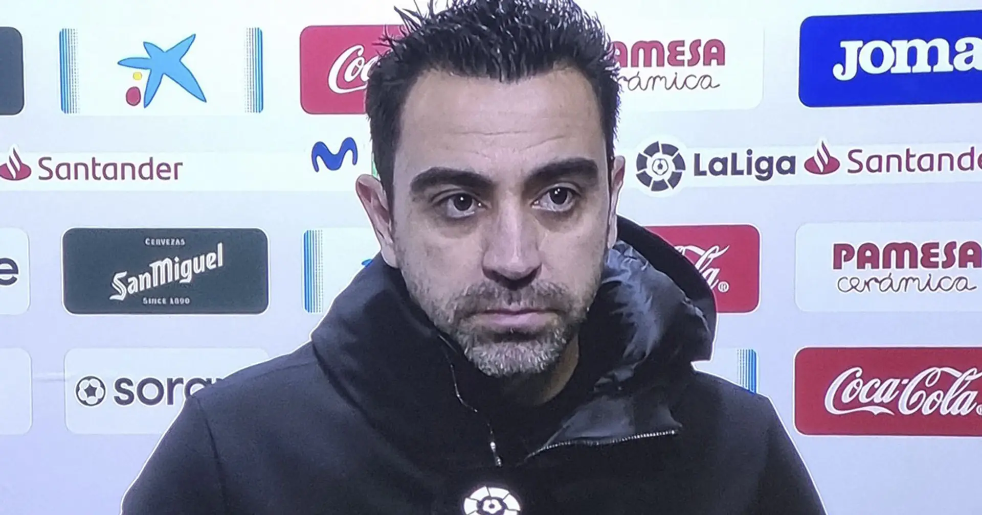 Xavi: 'Villarreal didn't deserve to lose'