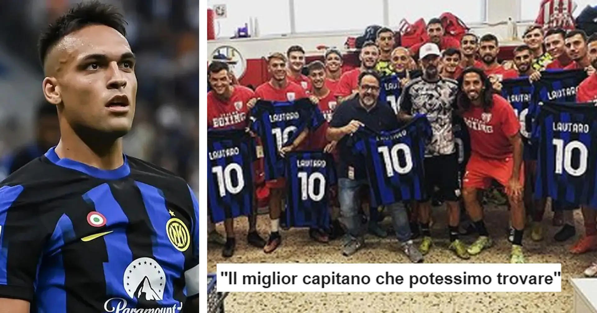 "Il miglior capitano che potessimo trovare", i tifosi dell'Inter esaltano l'ultimo gesto di Lautaro Martinez