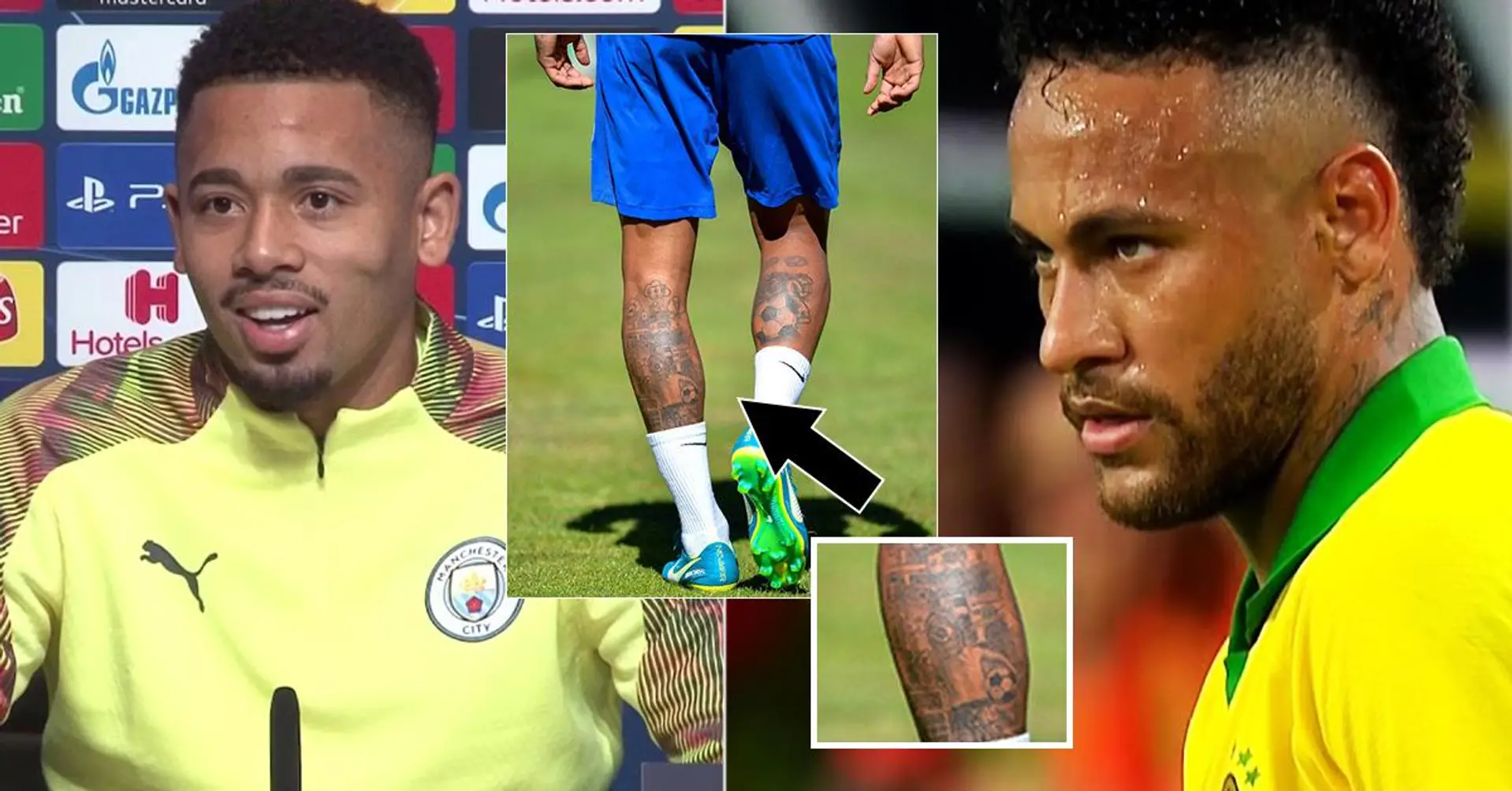"Dice veramente tutto": G. Jesus parla di uno dei tatuaggi di Neymar che l'ha fatto innamorare ancor più di lui