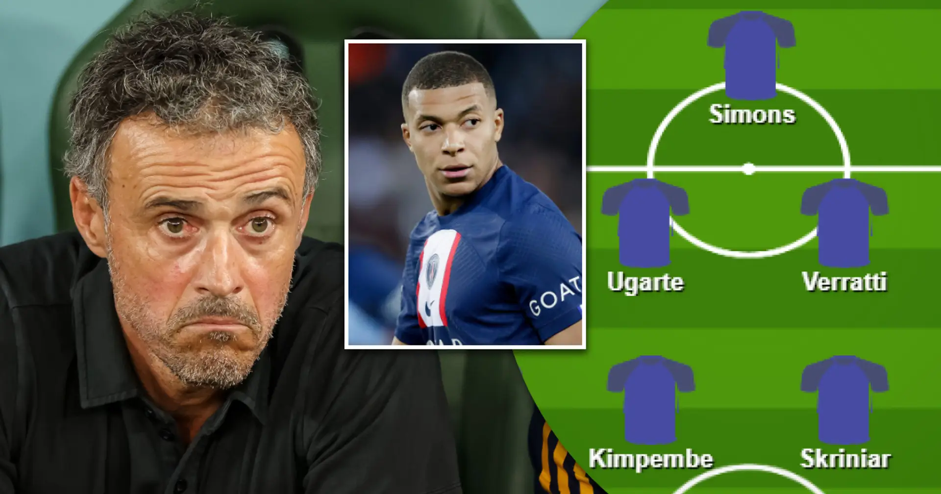 Best XI Luis Enrique could use at PSG after Mbappe and Messi exits — shown