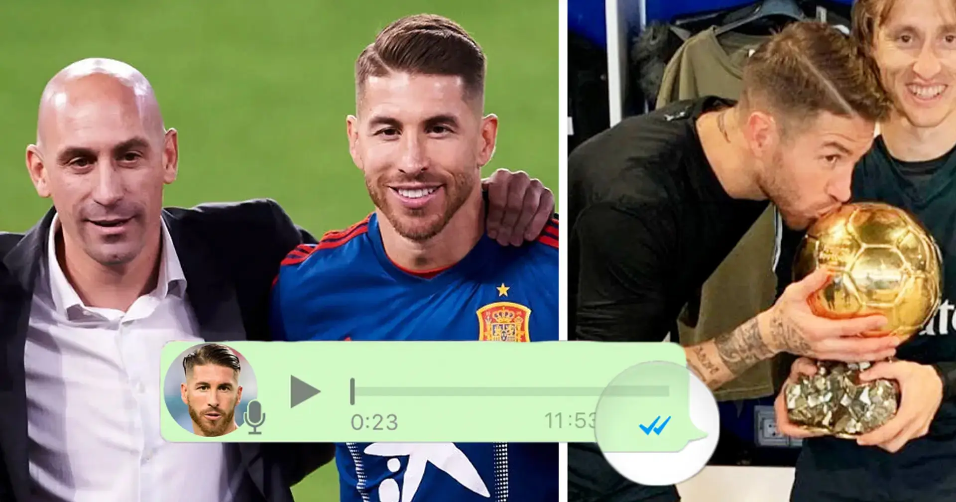 'Rubi, usa tus conexiones en la UEFA': el audio filtrado revela que Sergio Ramos le pidió a la Federación Española que lo ayudara a ganar el Balón de Oro 