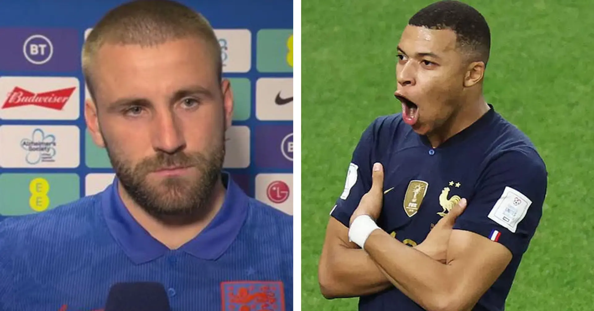 'We know he's world-class': Shaw sends warning to England players amid focus on Mbappe