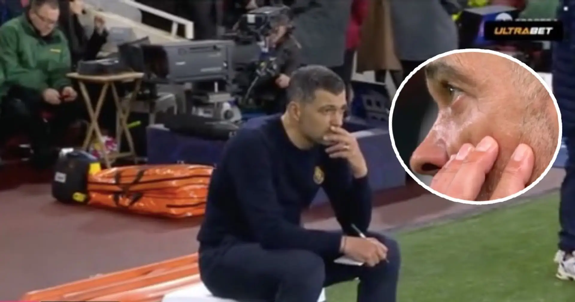 Porto coach lost in thought after Champions League exit - spotted 