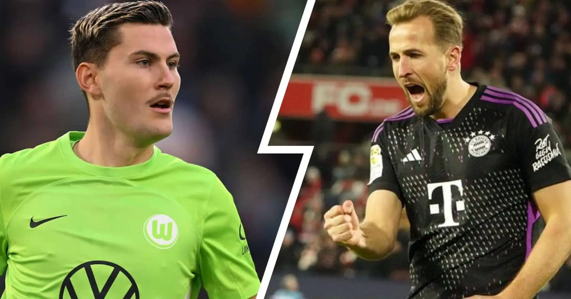 Wolfsburg-Stürmer Wind schwärmt von Kane: "Es macht Spaß, ihm zuzuschauen"