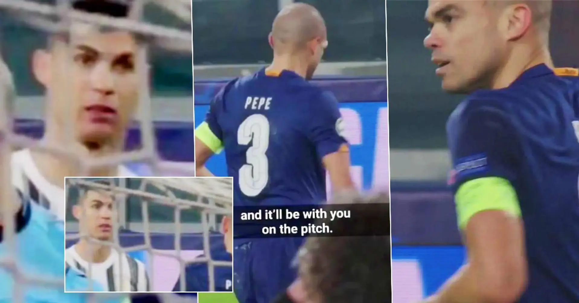 Was Cristiano Ronaldo zu Pepe sagte, bevor Porto Juventus aus der Champions League schoss