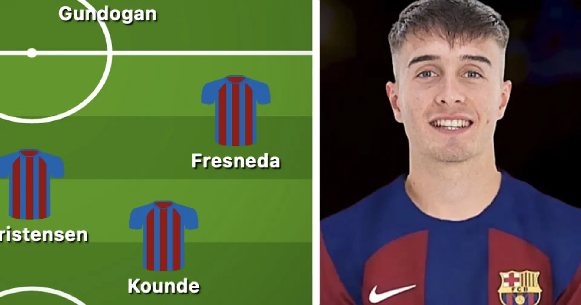 2 façons dont le Barça pourrait s'aligner avec l'arrière droit de qualité Ivan Fresneda