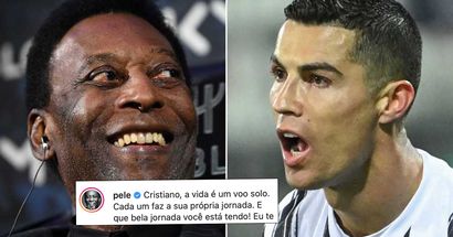 Pele responds after Cristiano Ronaldo declares himself a top scorer in football history