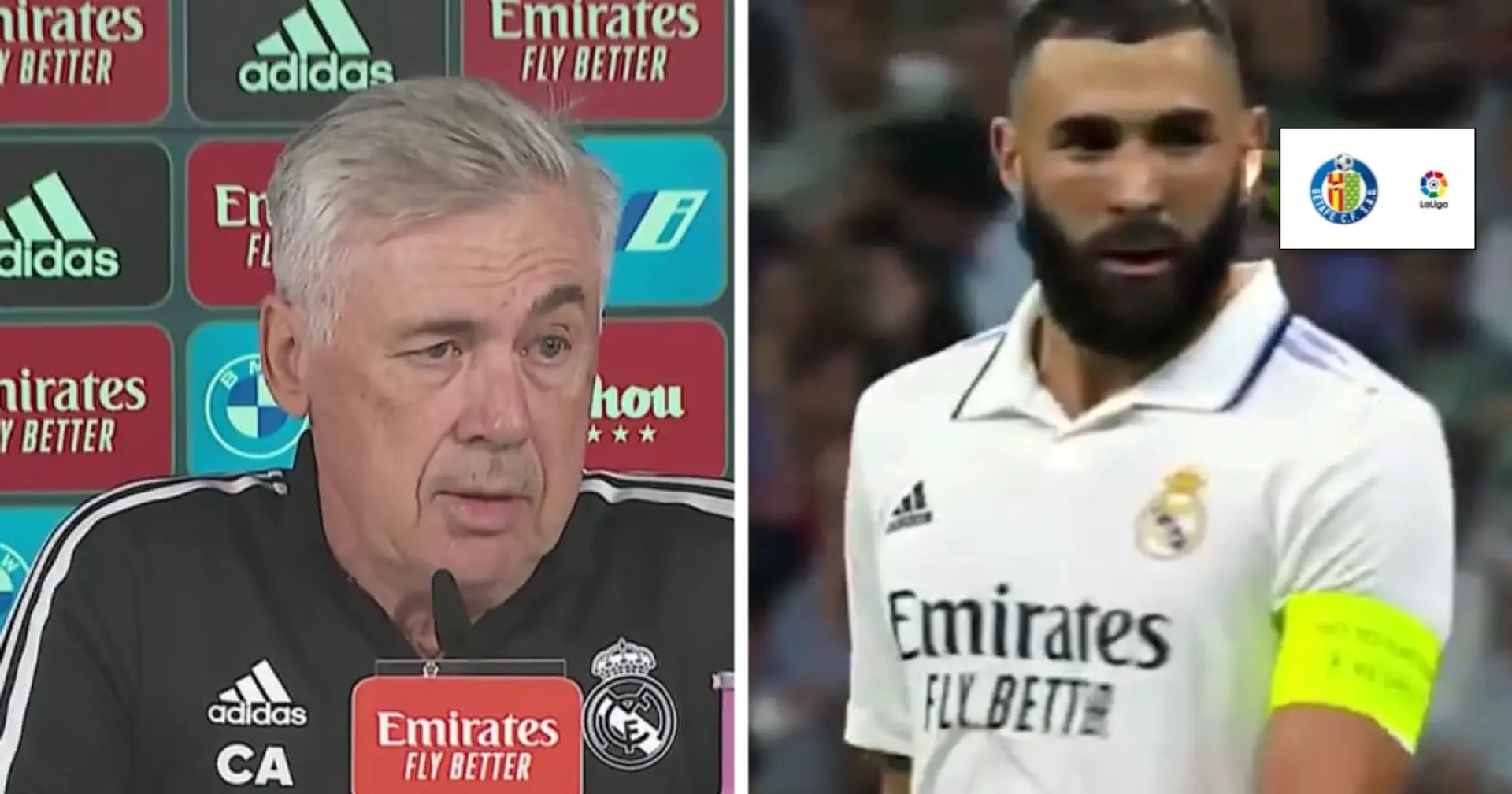 Benzema absent at Real Madrid training this morning, Ancelotti explains 