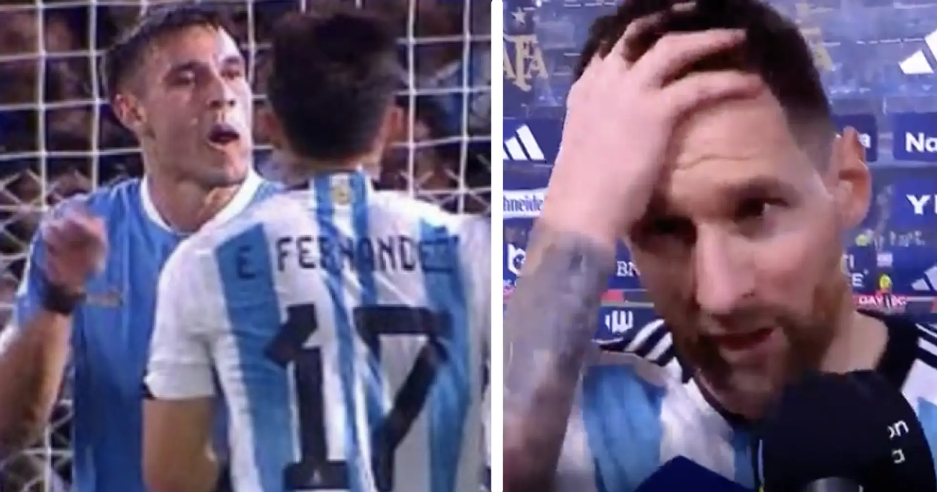 'I'd rather not say what I really think': Messi reacts as Uruguay midfielder calls De Paul Leo's 'cocksu**er'