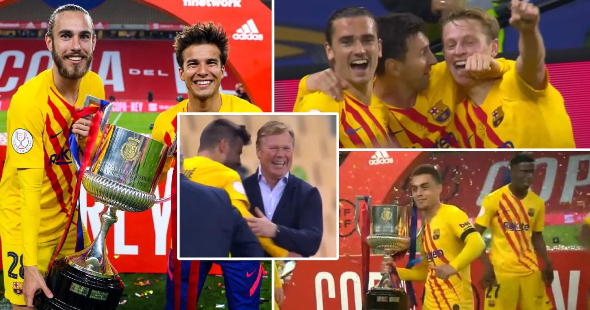 Griezmann, De Jong y más: 15 jugadores que ganaron su primer trofeo del Barça con la Copa del Rey