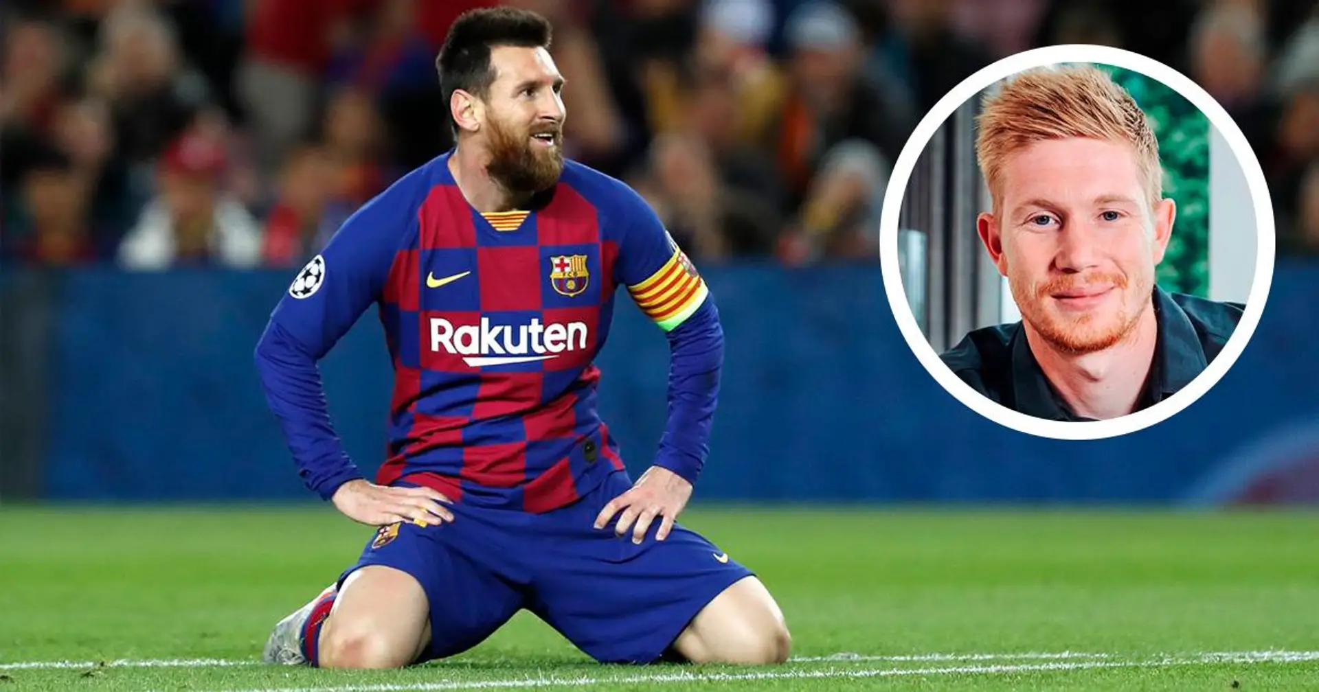 Kevin De Bruyne: 'Para mí, Messi ha sido el mejor de todos los tiempos'