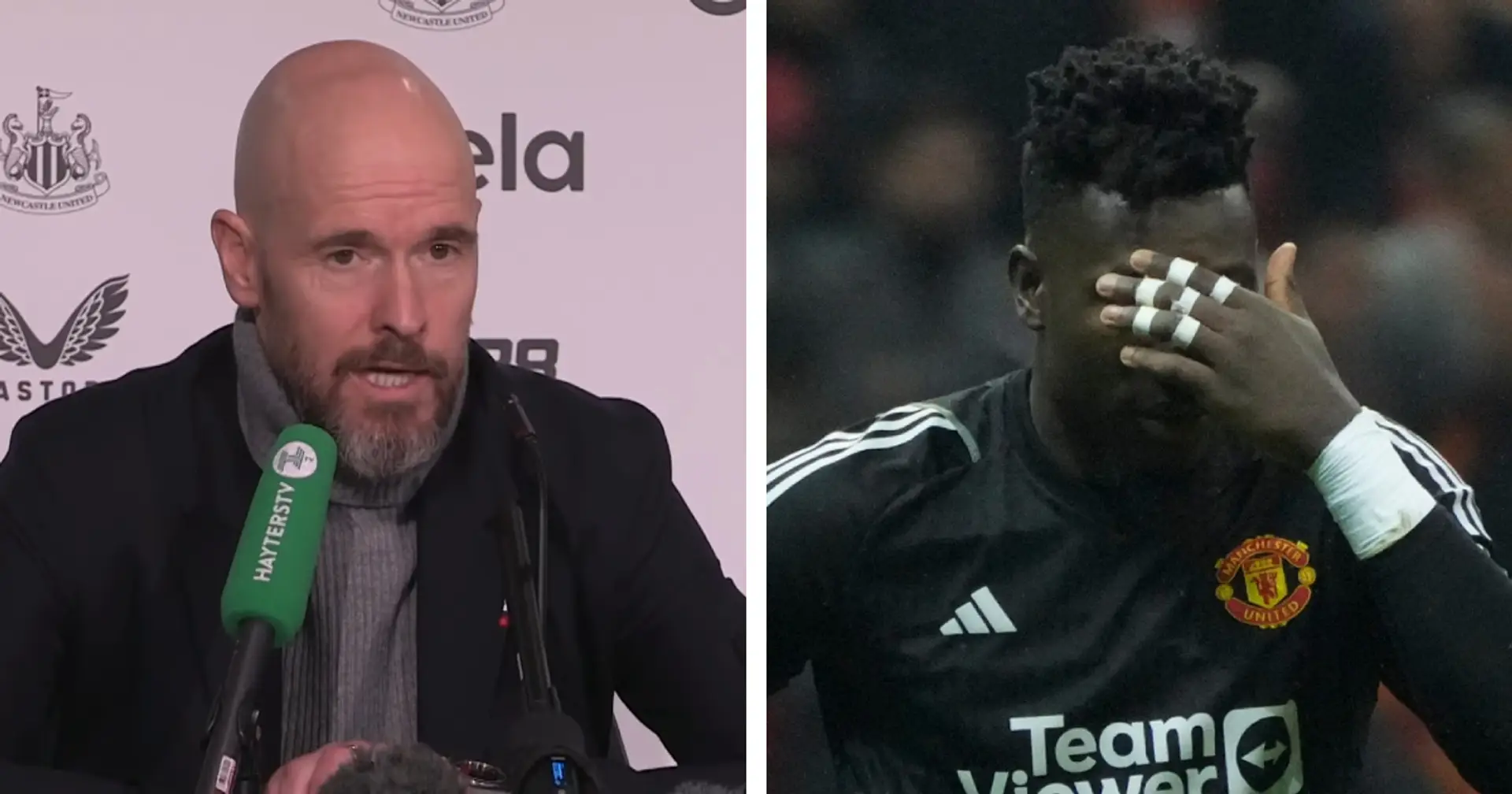 'He's the second-best goalkeeper in the league': Ten Hag stands by Onana despite another bad spell