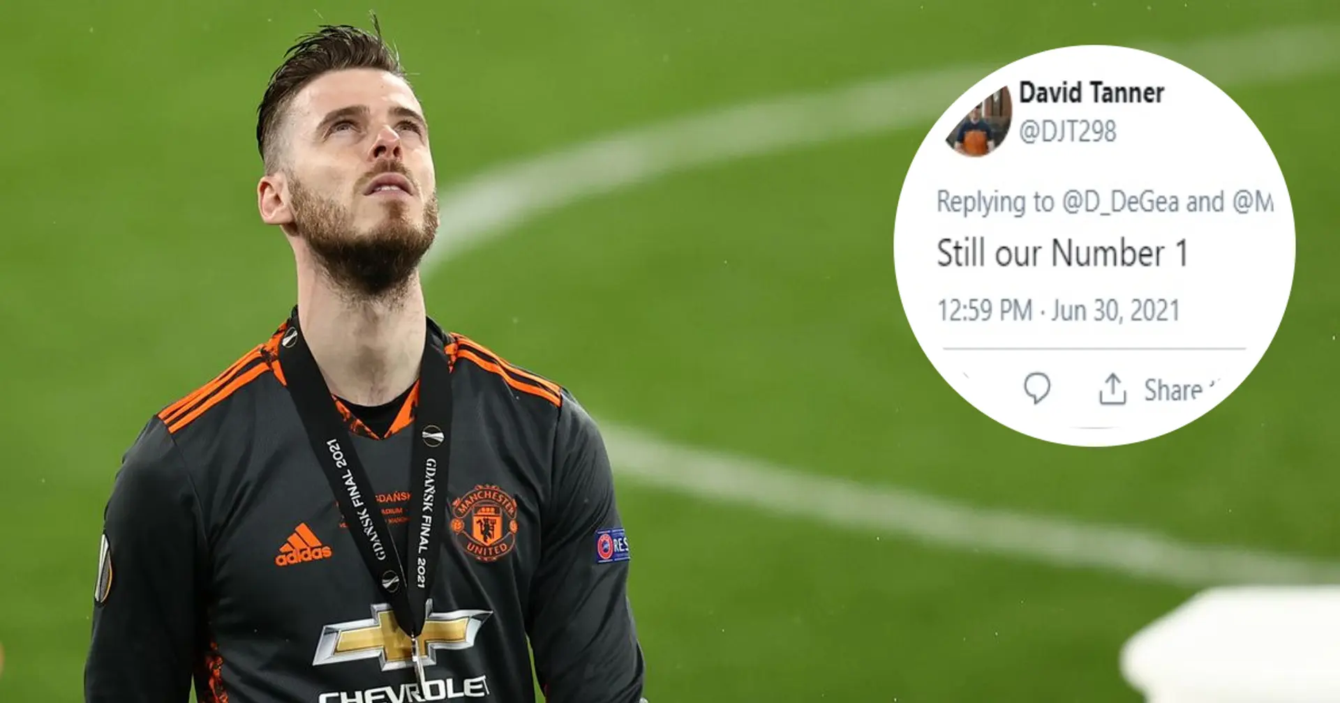 'Still our no.1': Man United fans want De Gea to stay as Spaniard celebrates 10th Old Trafford anniversary