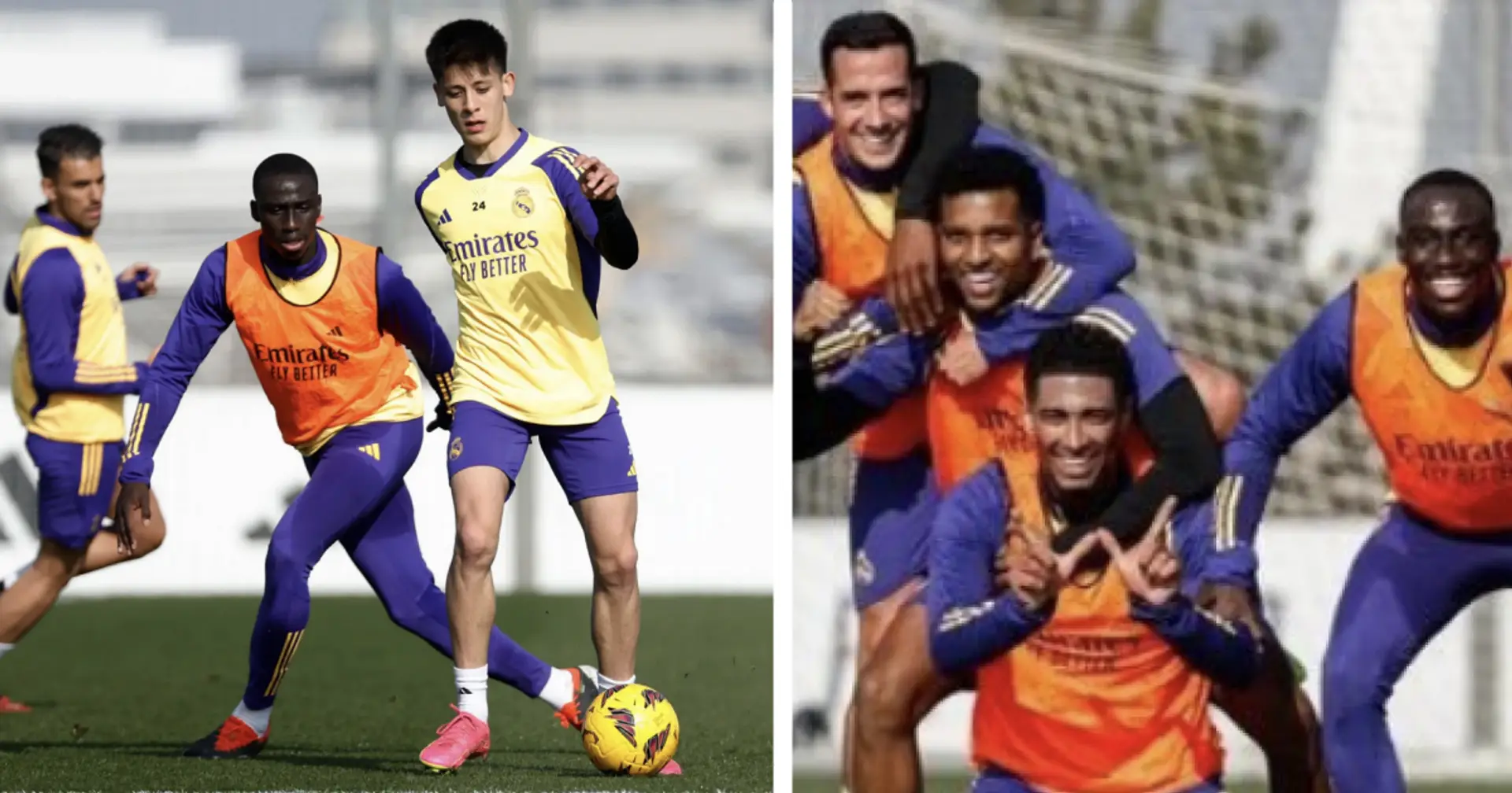 10 best pics from Real Madrid's latest training session – featuring Arda Guler and the winning team