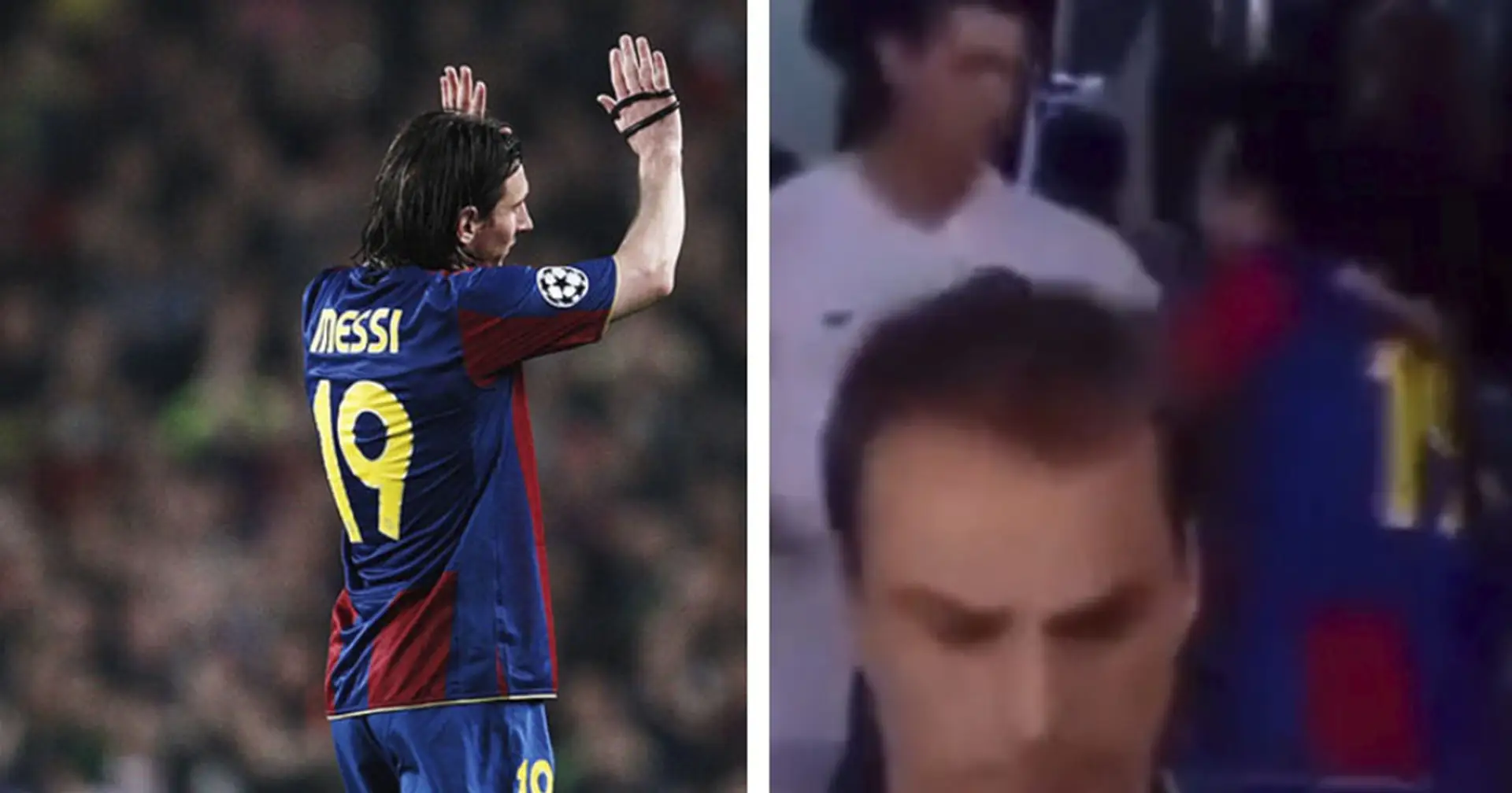 VIRAL: Fans haben einen Clip von 2008 gefunden, in dem sich Messi und Ronaldo vor dem Halbfinale der Champions League gegenseitig begrüßen 